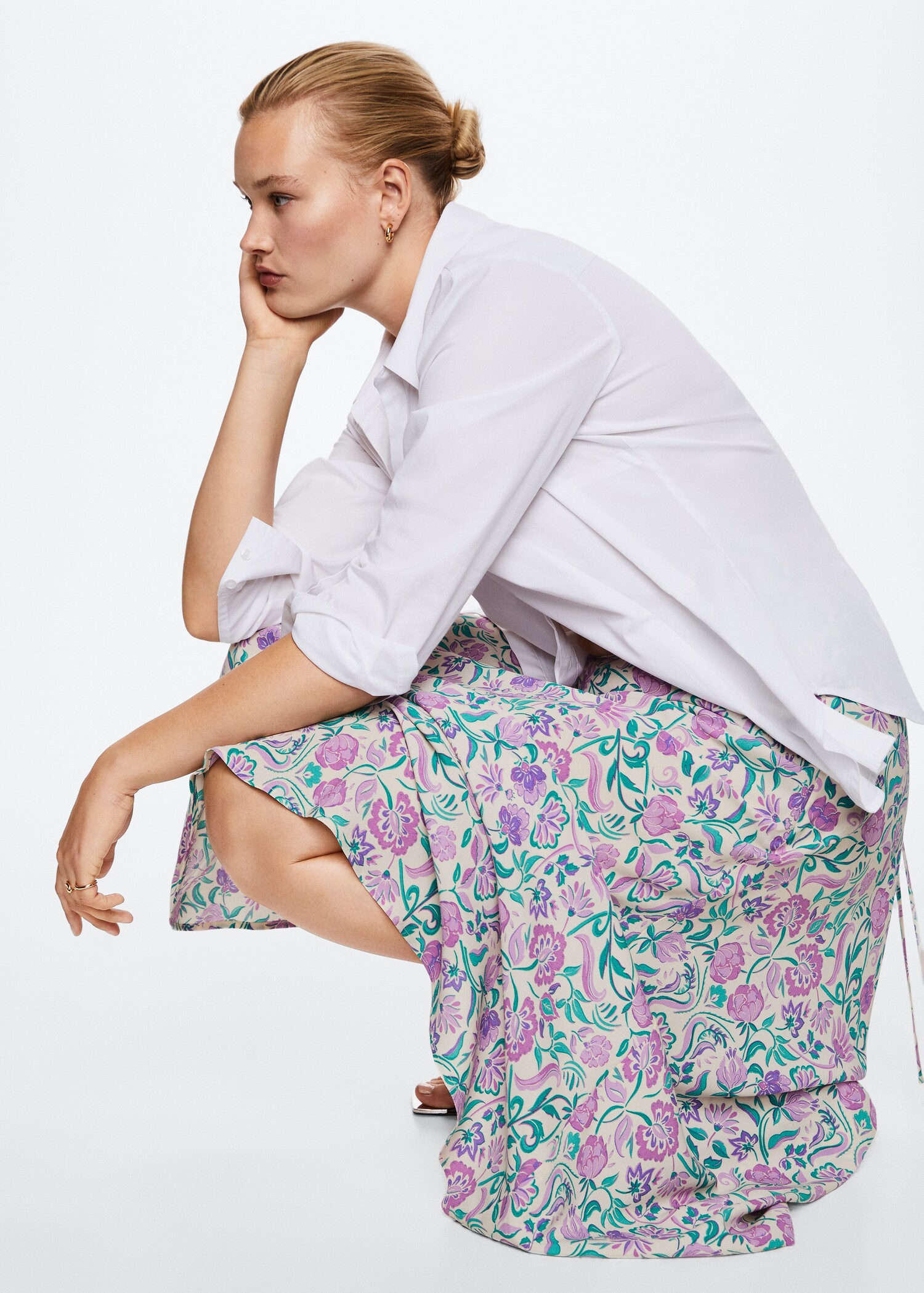 Falda fluida estampada - Detalle del artículo 4