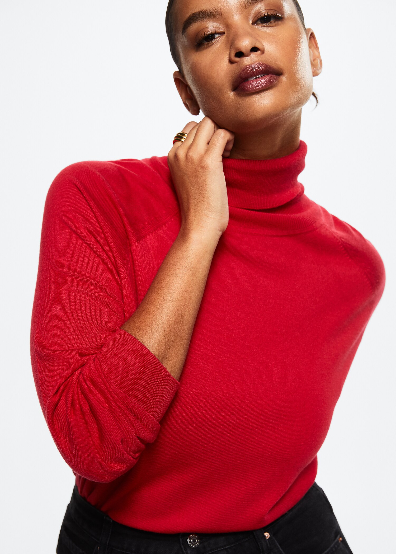 Pull-over maille col roulé - Détail de l'article 4