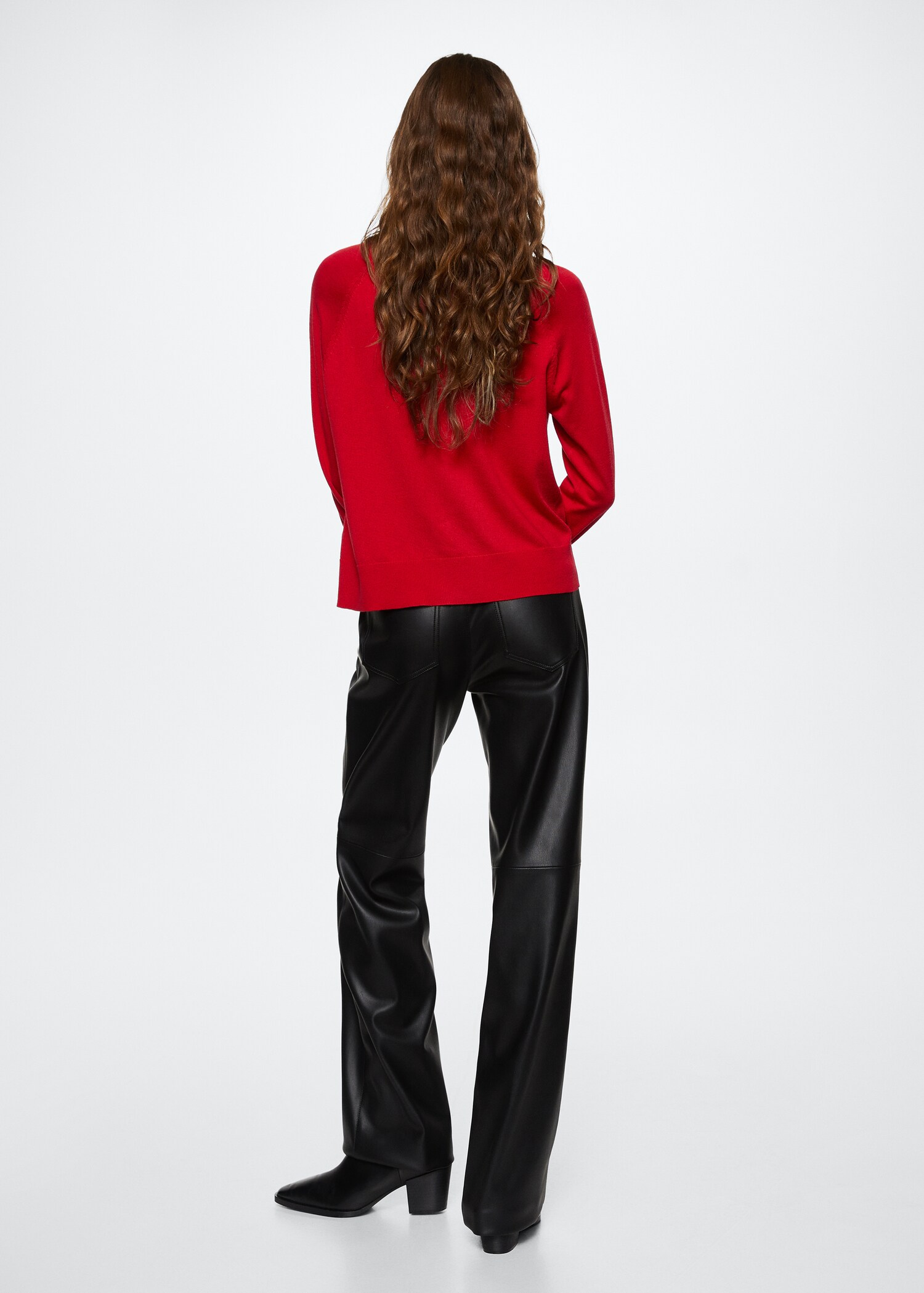Pull-over maille col roulé - Verso de l’article