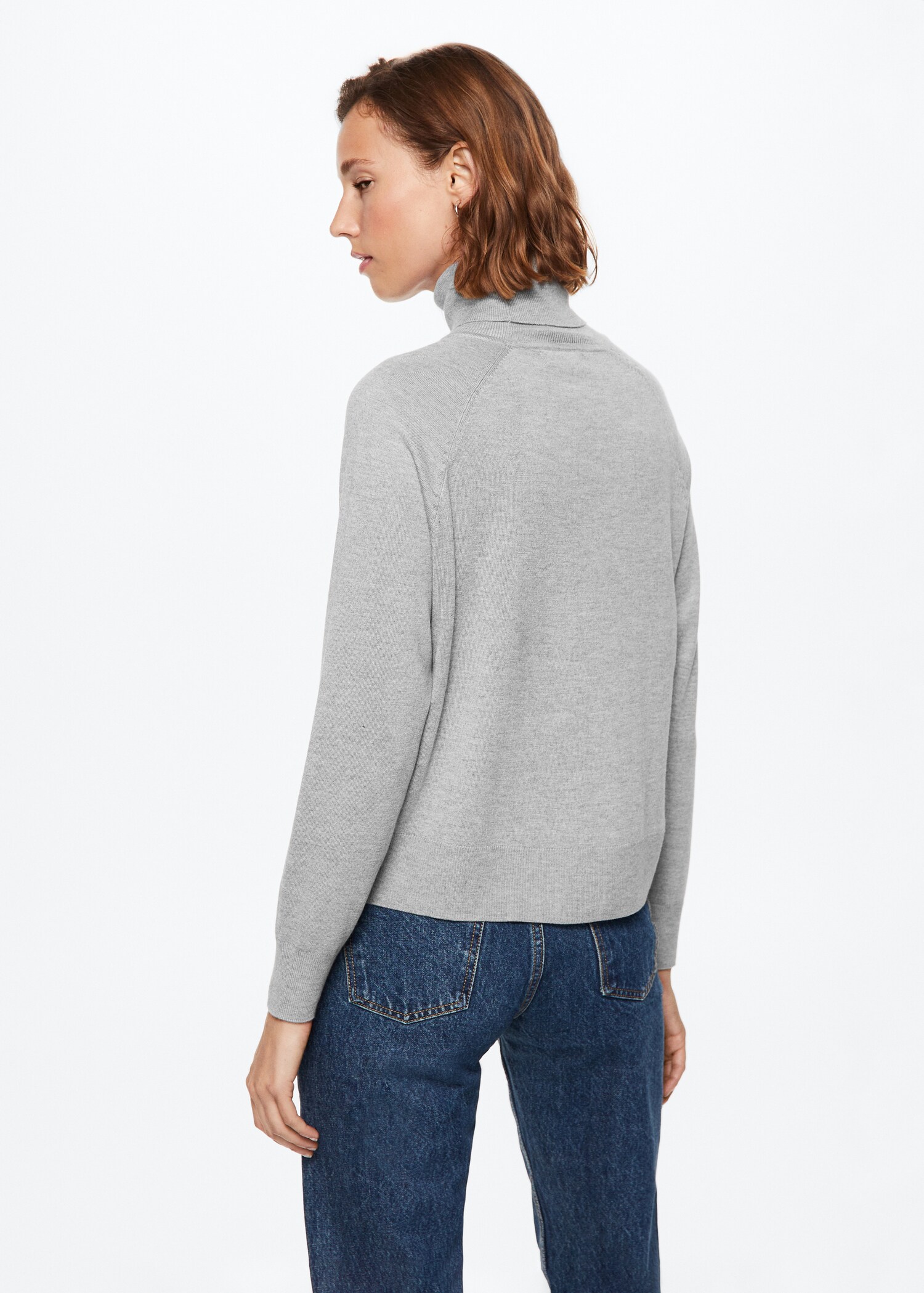 Pull-over maille col roulé - Verso de l’article