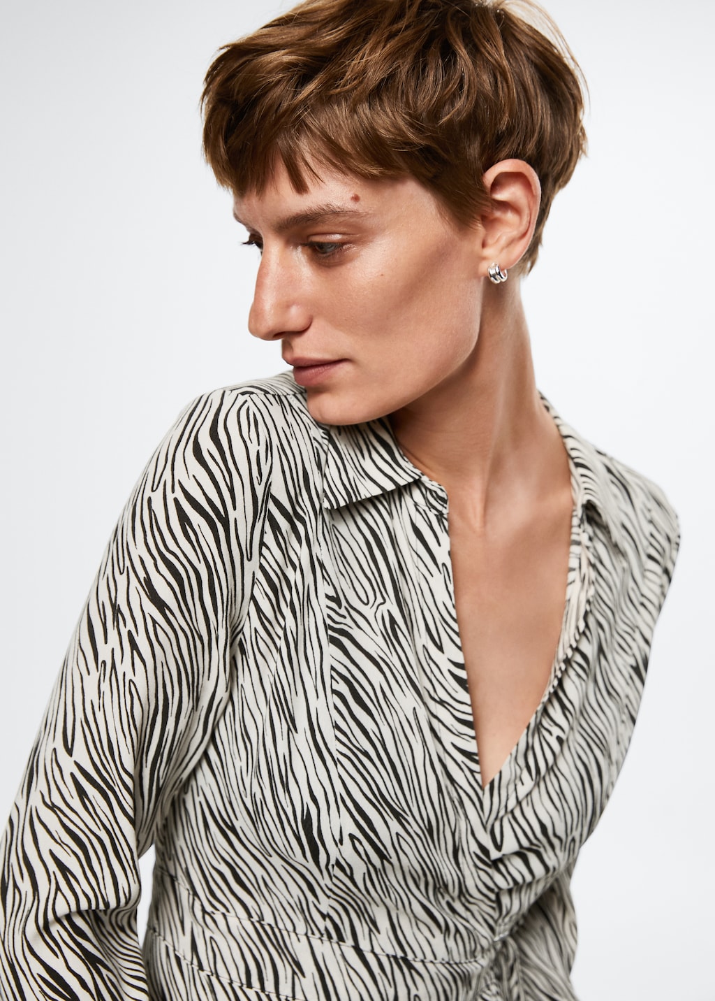 Animal print dress - Women | MANGO Iraq