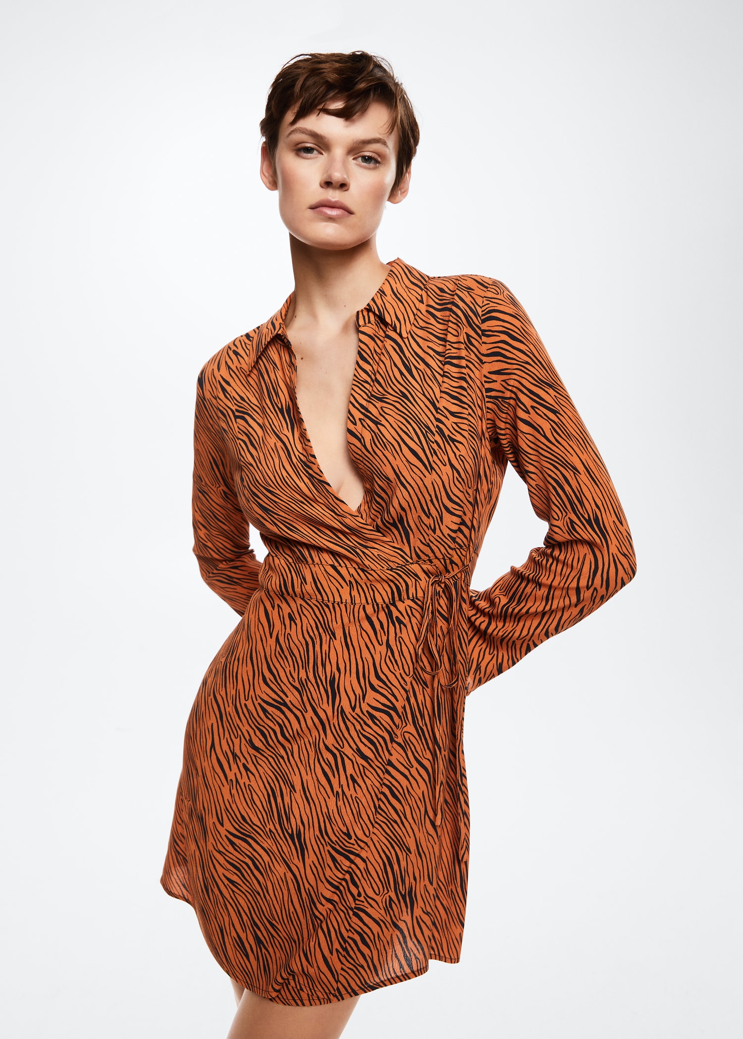 Animal print dress - Medium plane