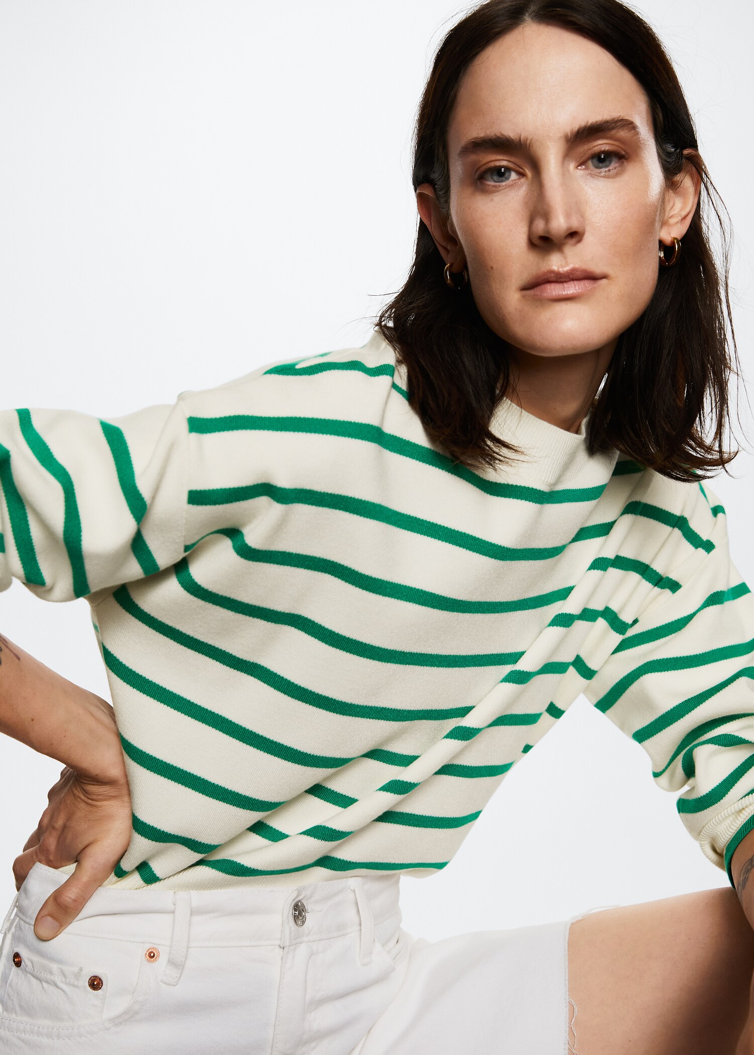 Oversize knit sweater - Details of the article 1