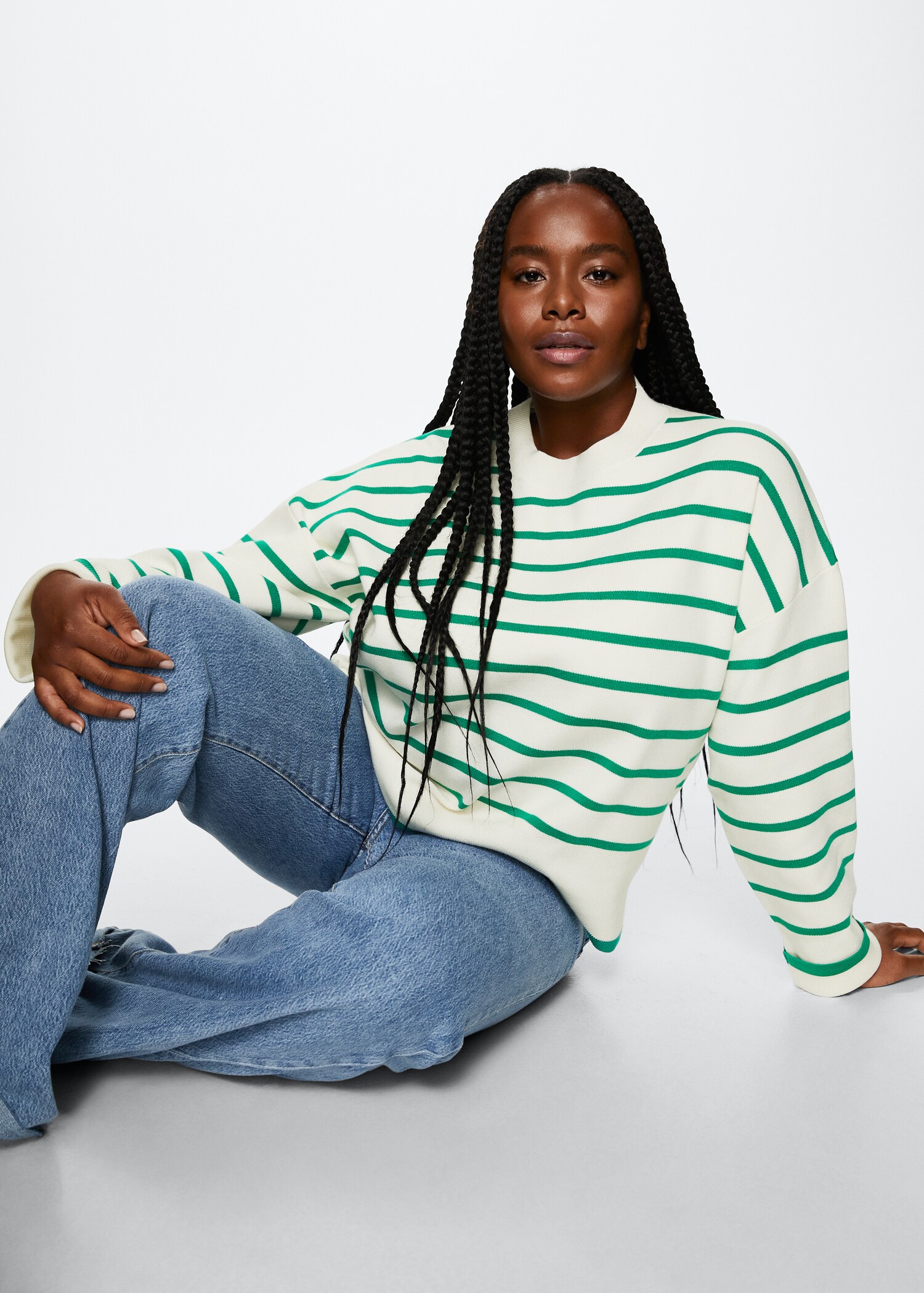Oversize knit sweater - Details of the article 4