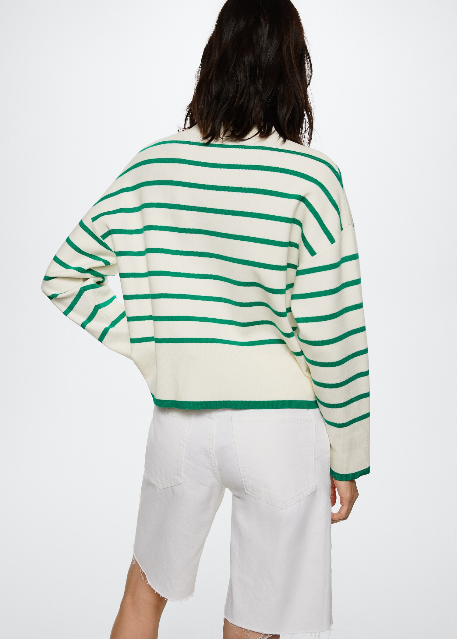Oversize knit sweater - Reverse of the article