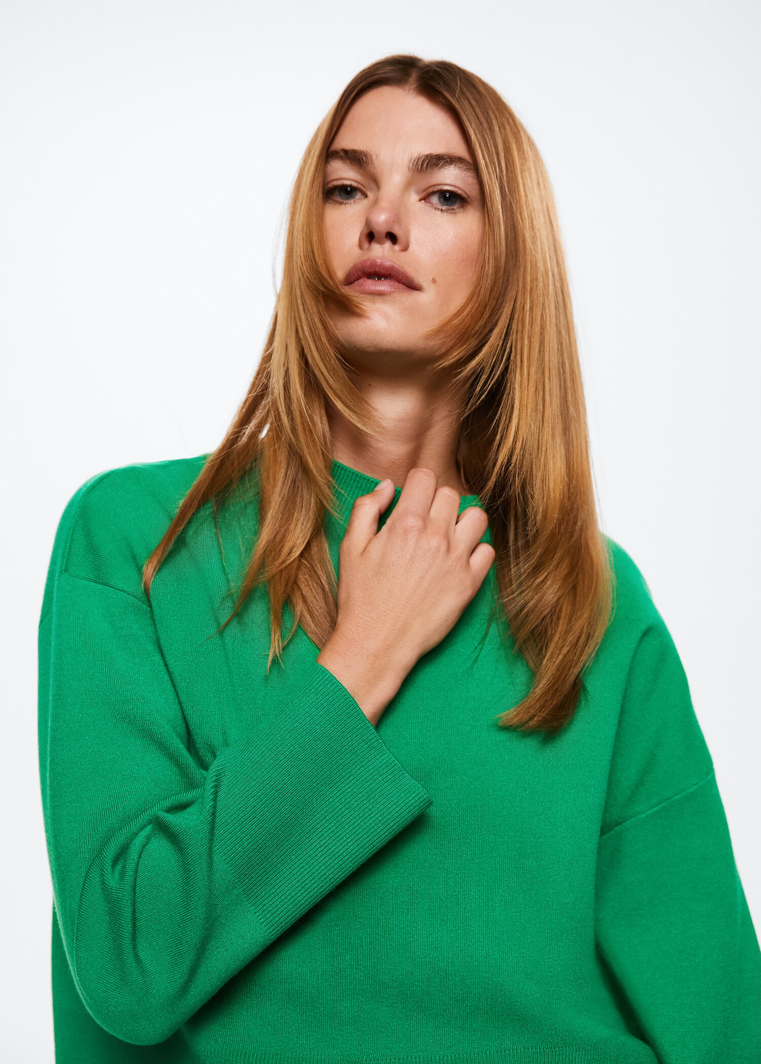 Oversize knit sweater - Details of the article 1