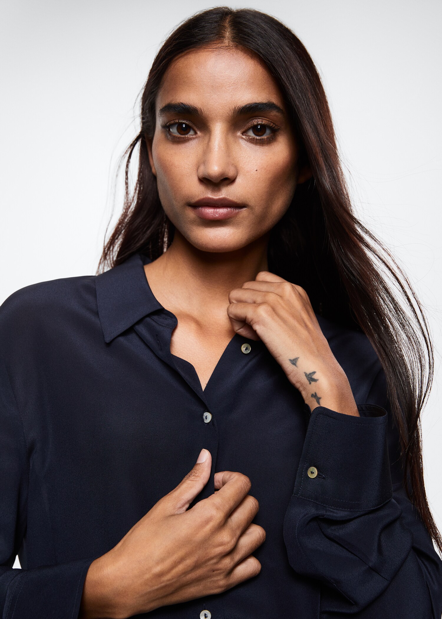 Chemise 100 % soie - Détail de l'article 1