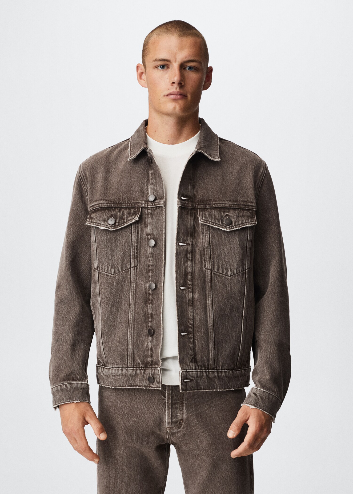 Oversize-Jeansjacke - Mittlere Ansicht