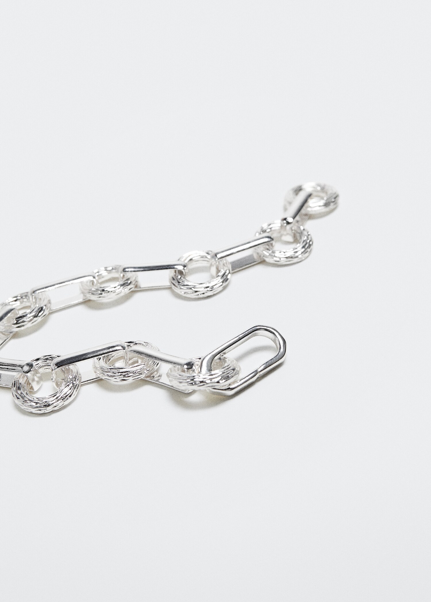 Bracelet chaîne combinée - Plan moyen