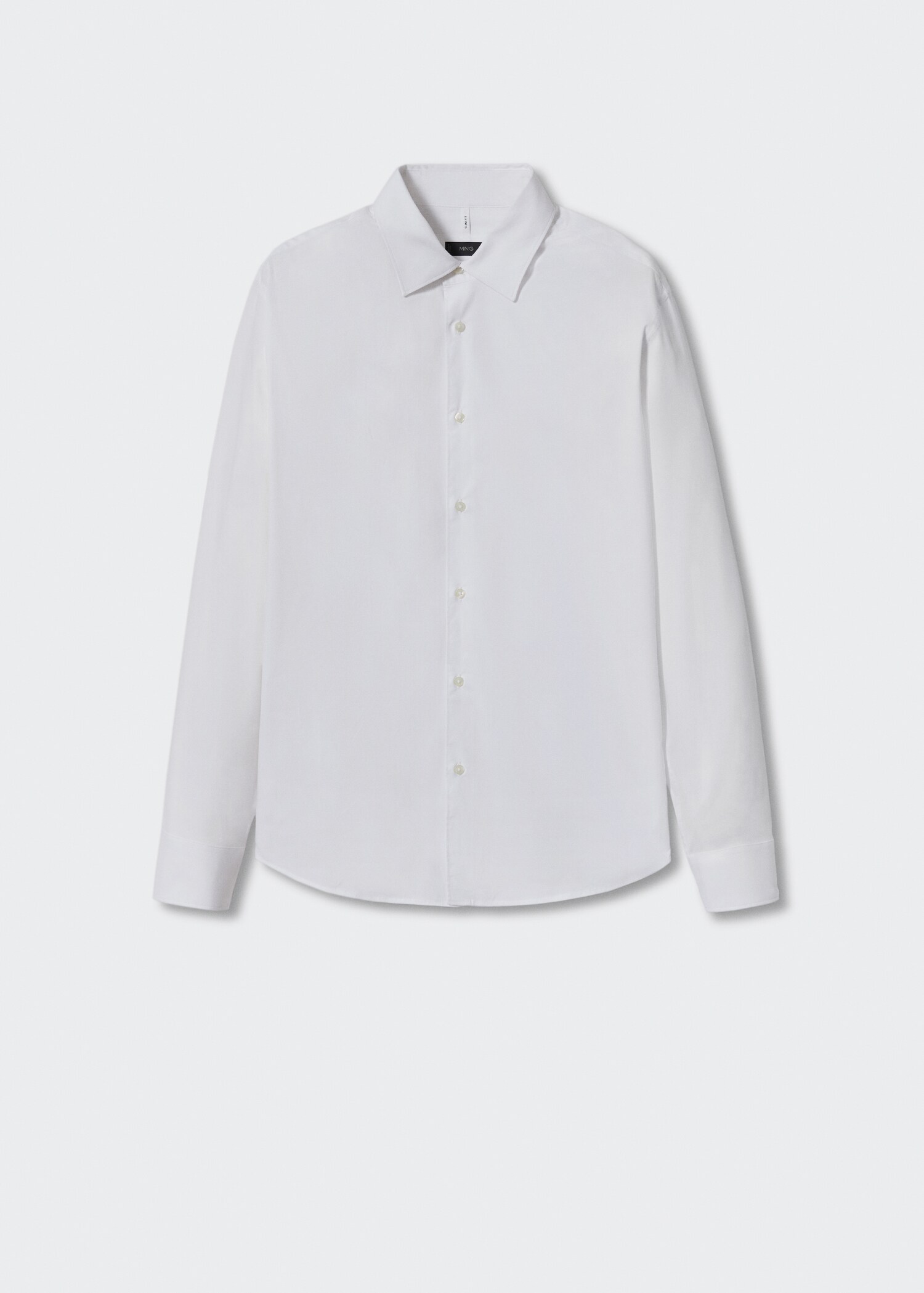 Slim fit stretch cotton shirt - Article without model