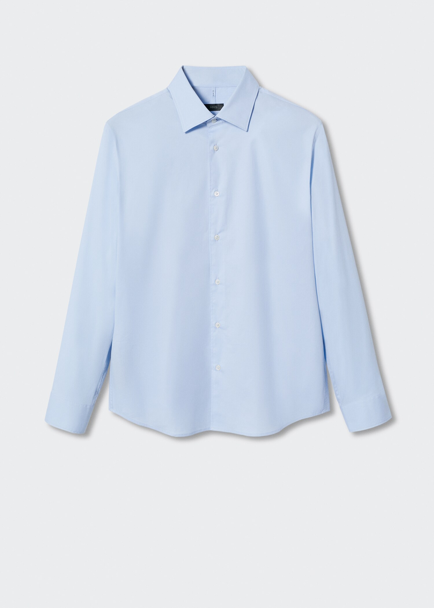 Slim fit stretch cotton shirt - Article without model