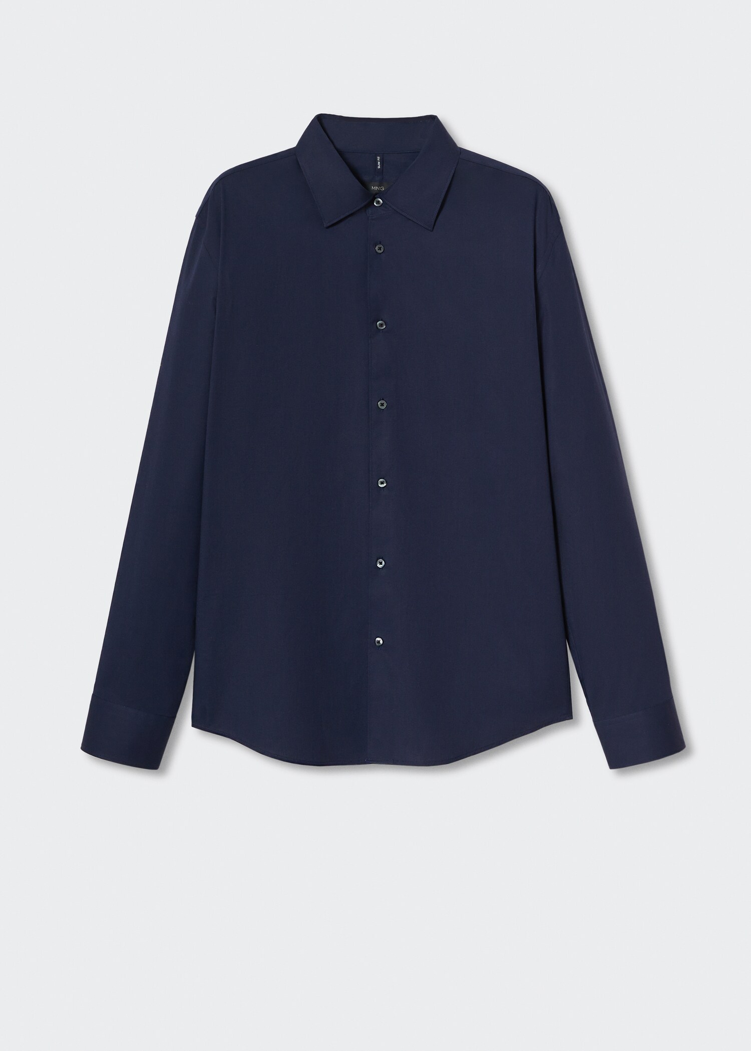 Slim fit stretch cotton shirt - Article without model