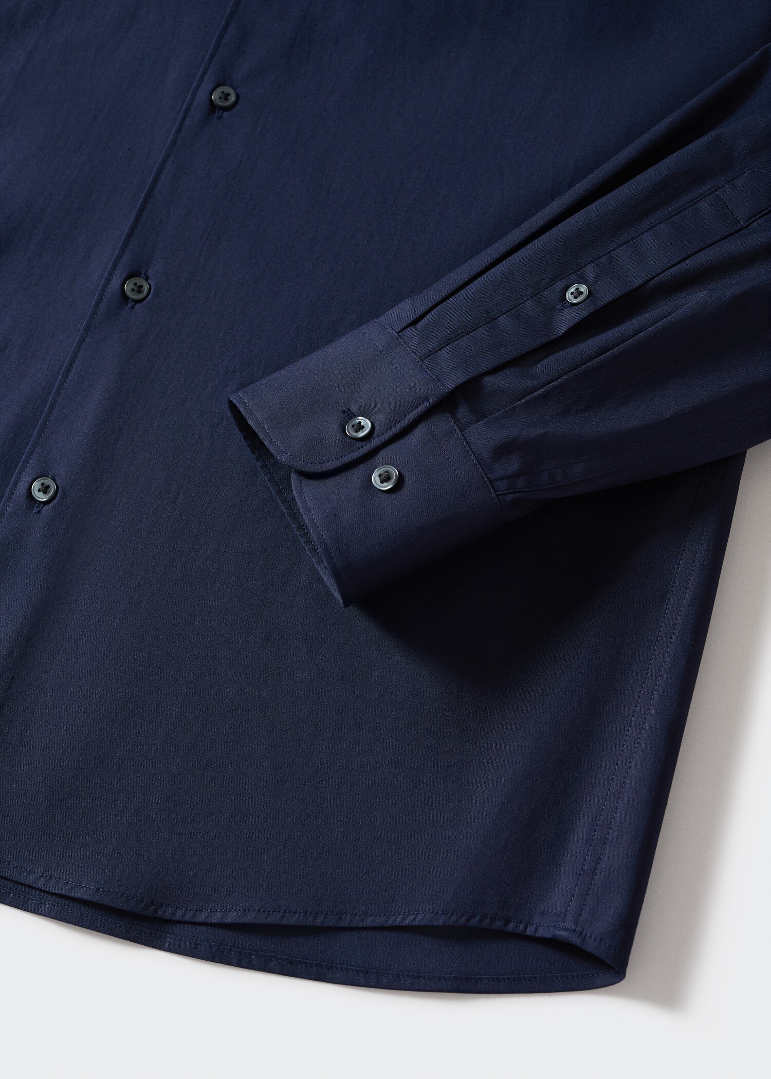 Slim fit stretch cotton shirt - Details of the article 7