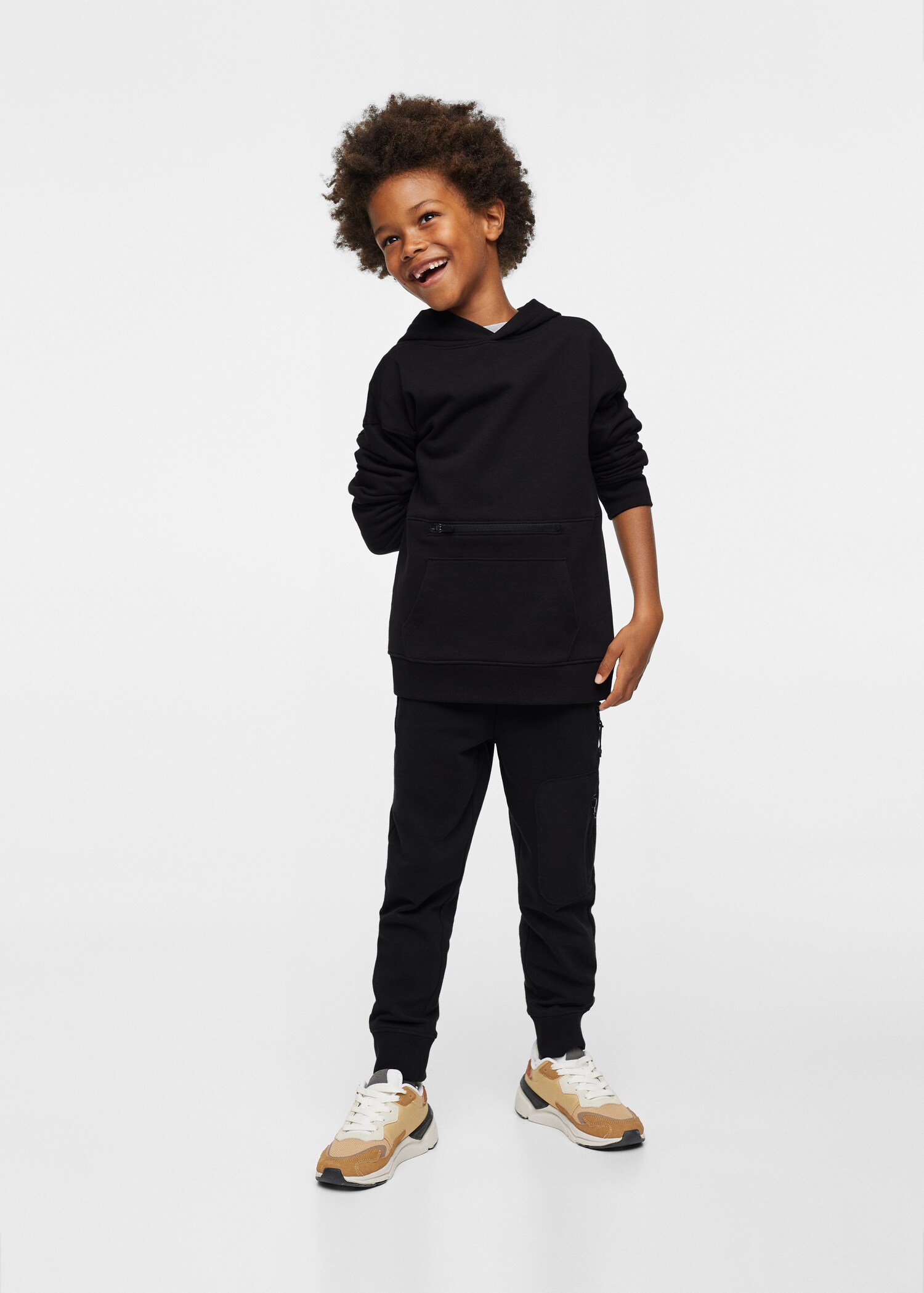 Pantaloni jogger zip - Piano medio