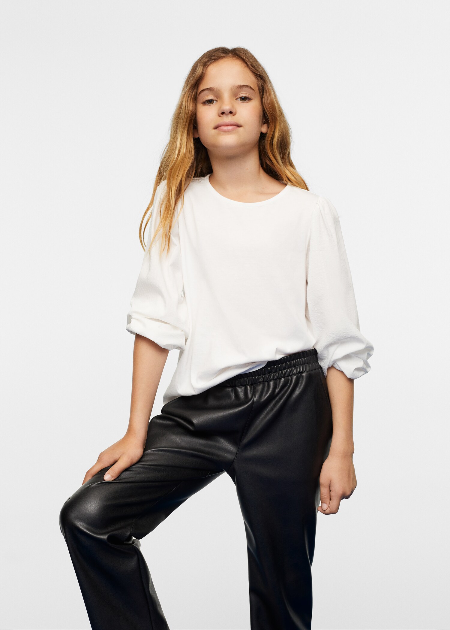 Pantalón efecto piel - Detalle del artículo 1