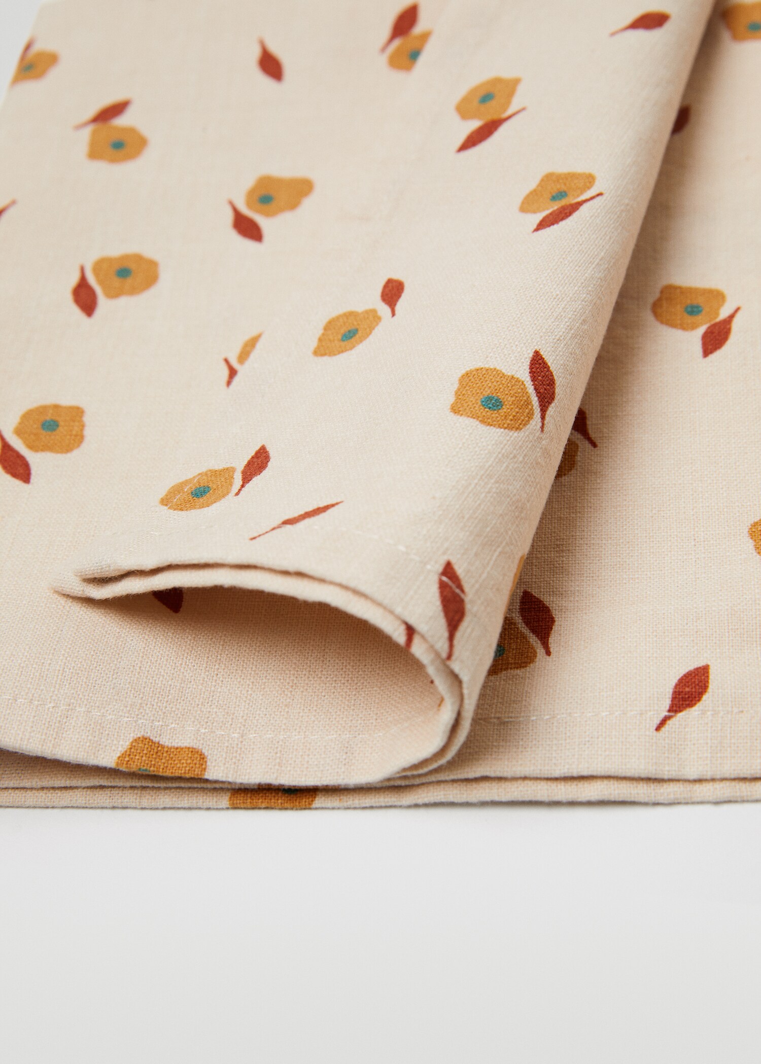 Pack de 2 servilletas algodón flores - Detalle del artículo 2