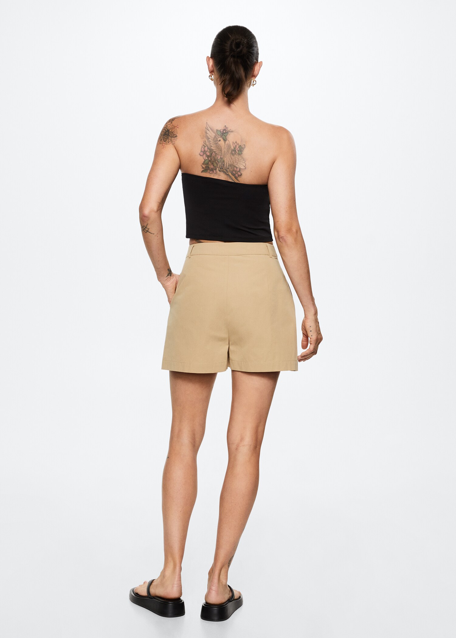 Short coton poches - Verso de l’article
