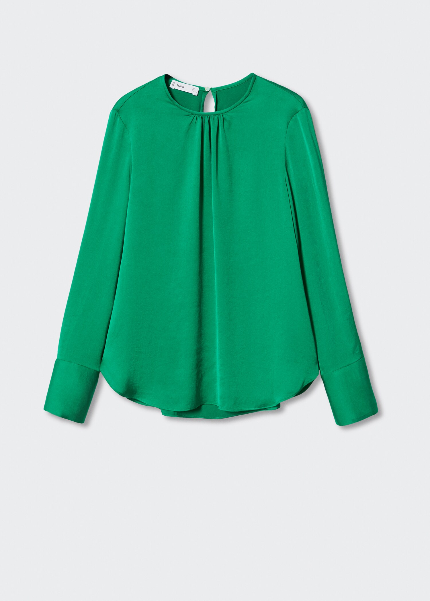 Ruched satin blouse - Article without model