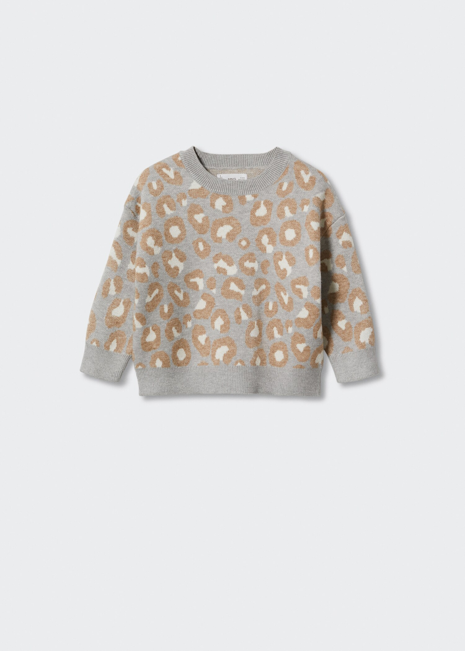 Printed knit sweater - Article without model