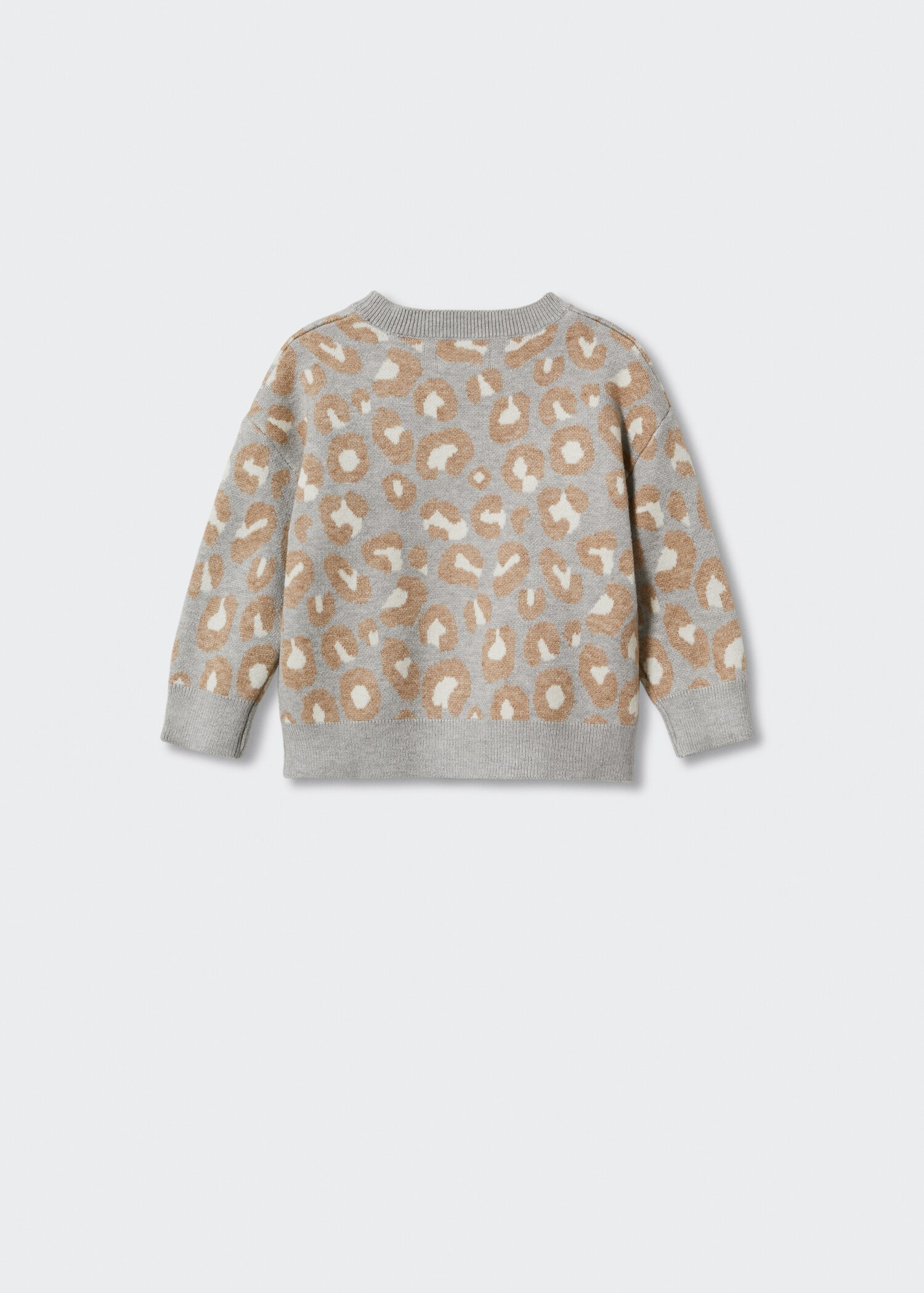 Printed knit sweater - Reverse of the article