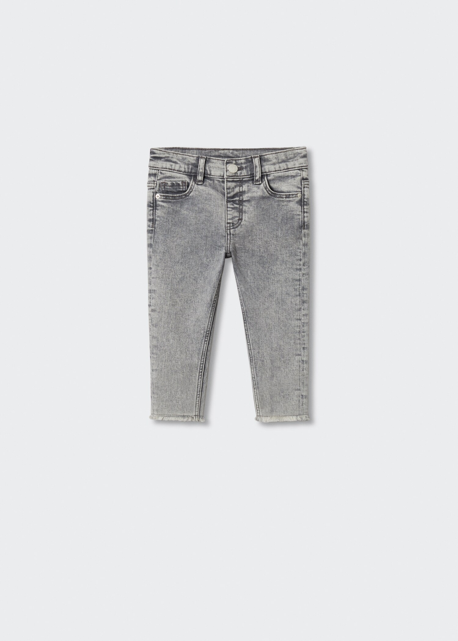 Skinny jeans with frayed hem  - Article without model