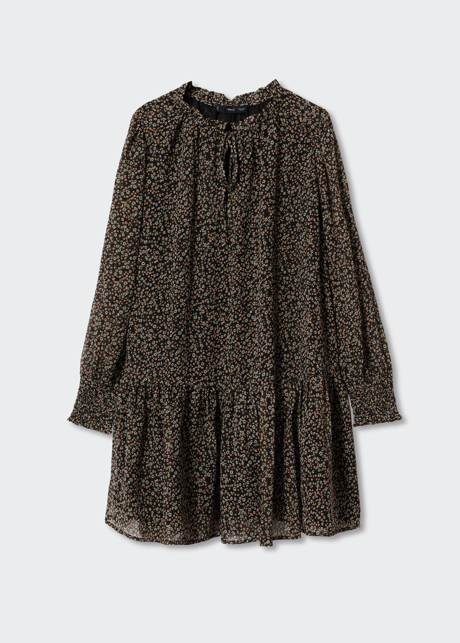 Floral ruffled dress - Article without model