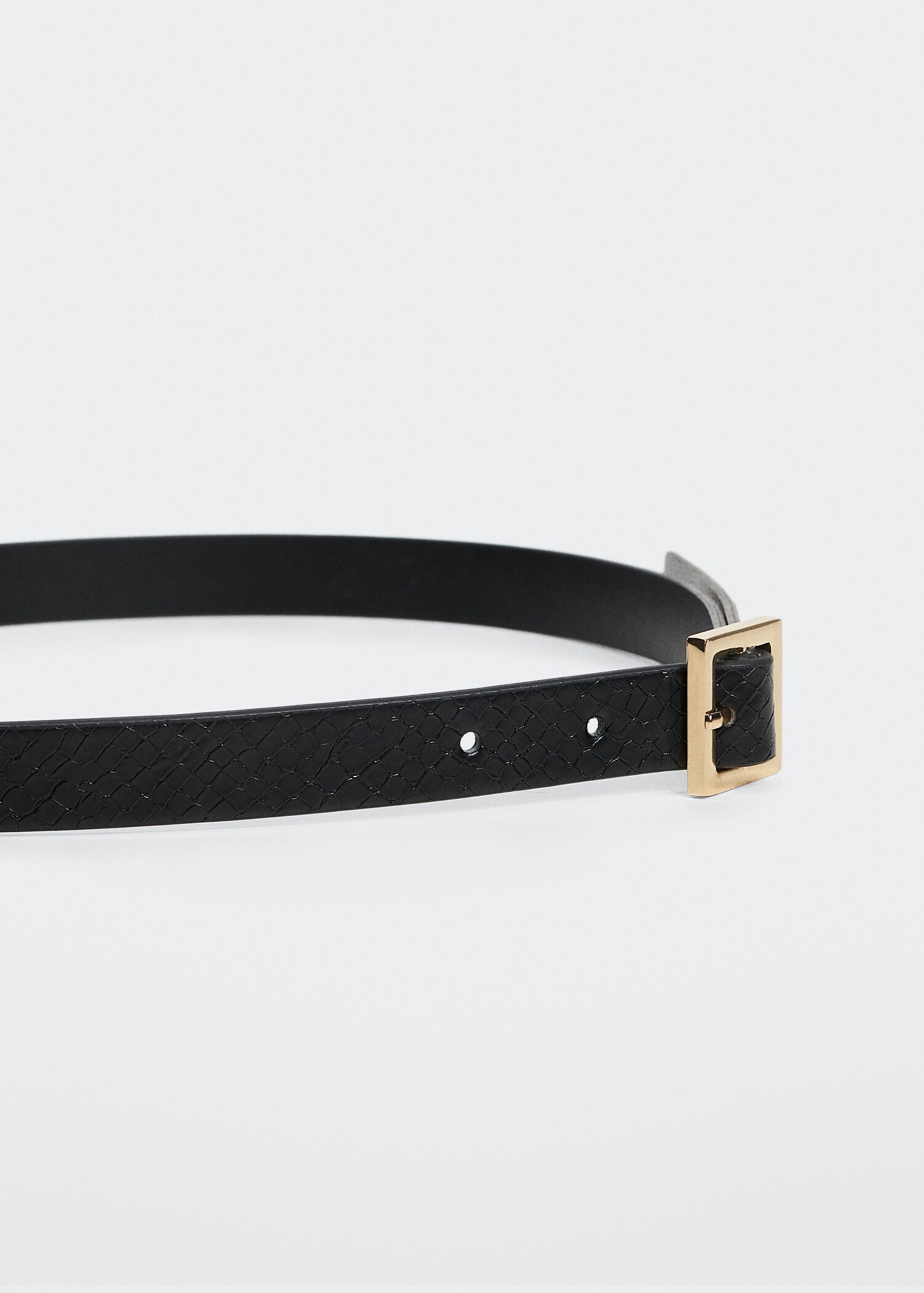Square buckle belt - Medium plane