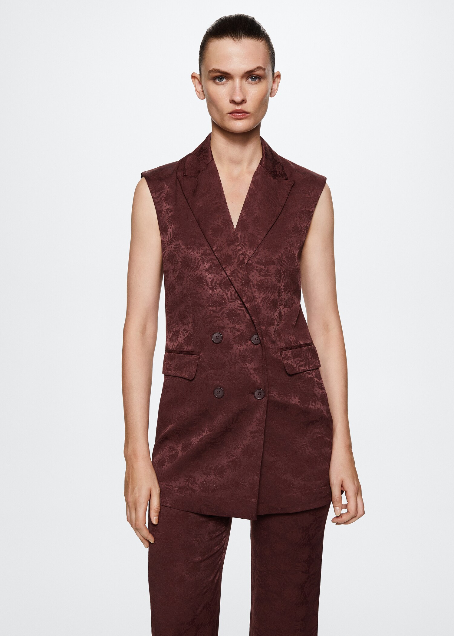 Gilet jacquard - Plan moyen