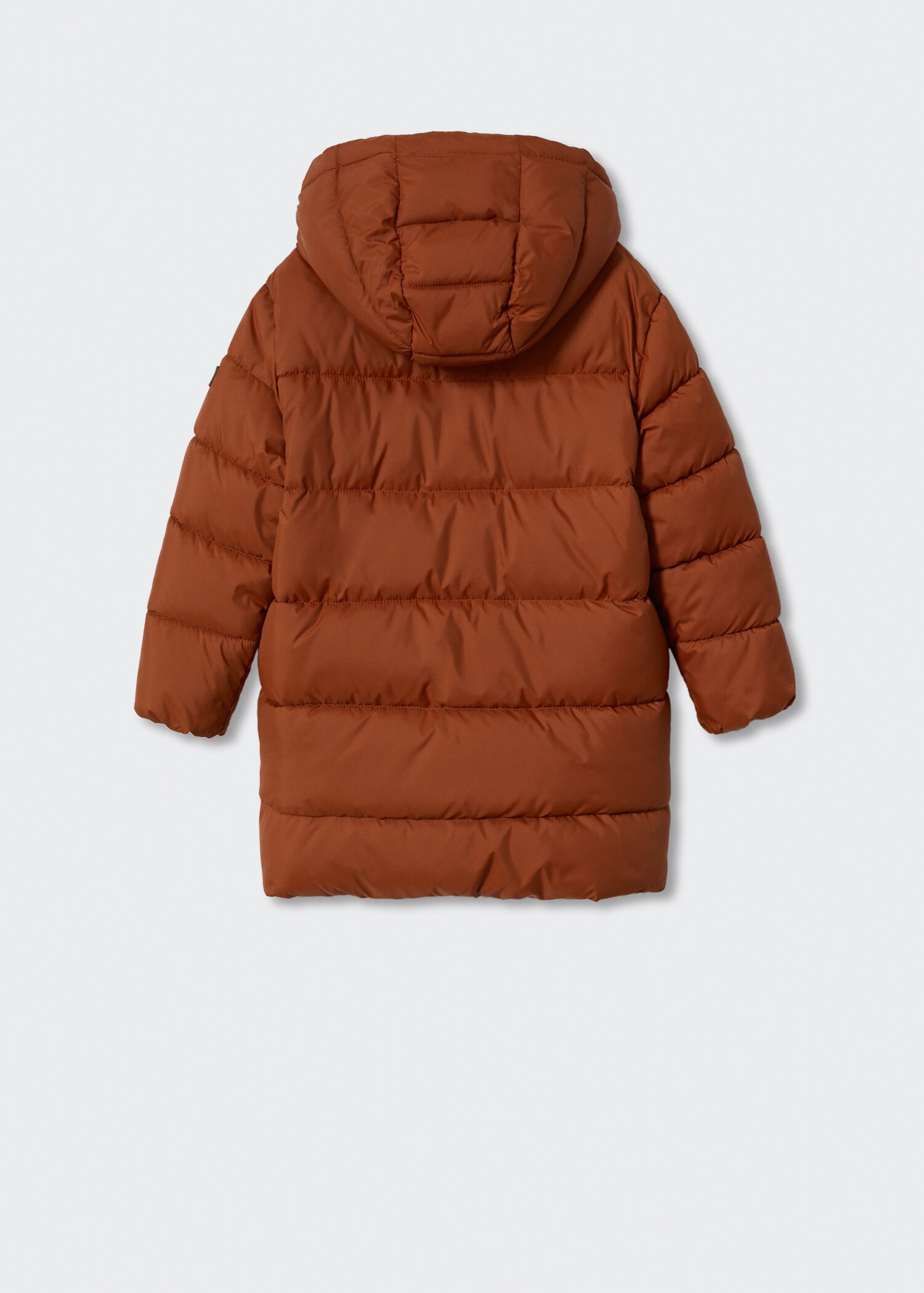 Quilted long coat - Reverse of the article