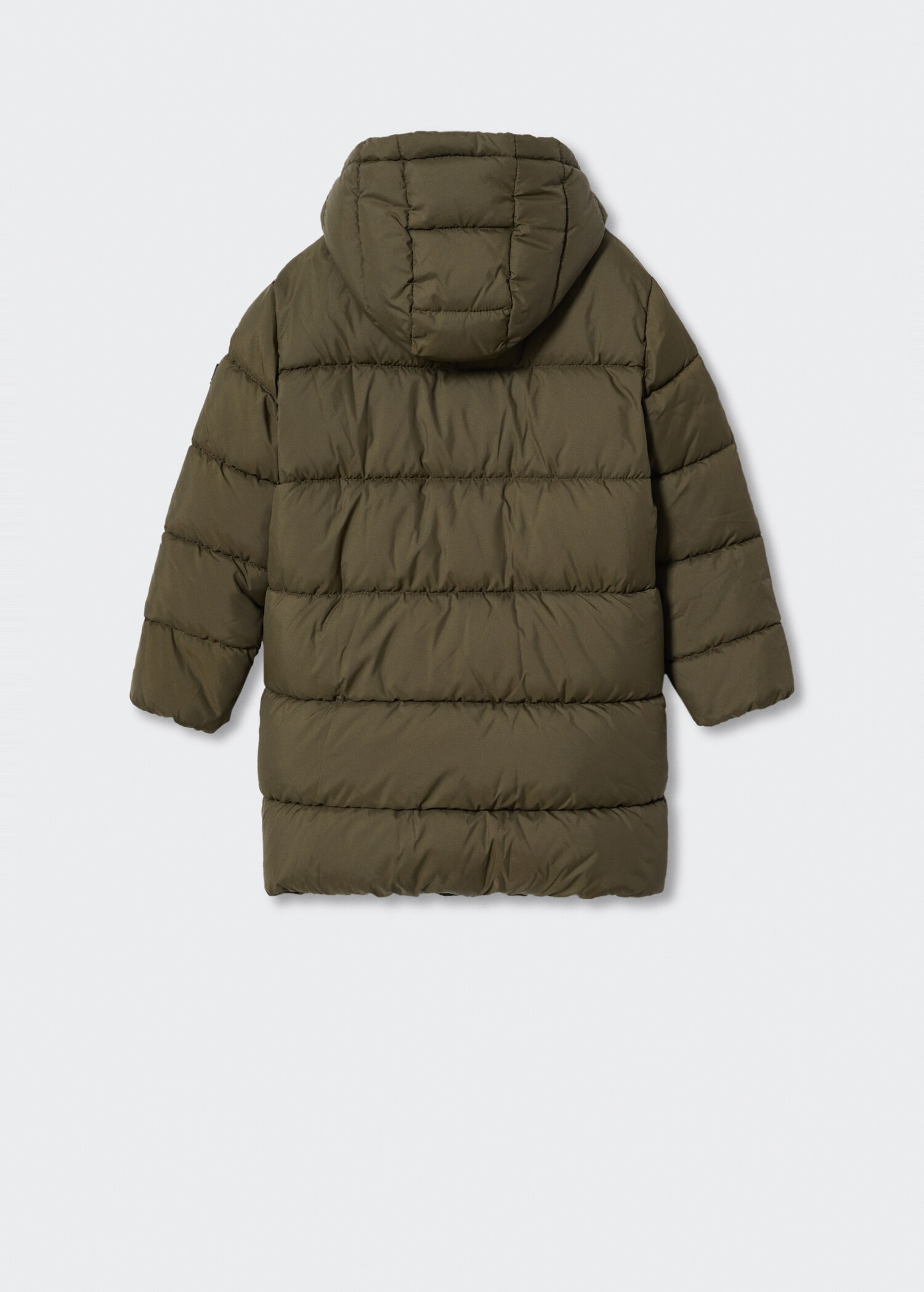 Quilted long coat - Reverse of the article