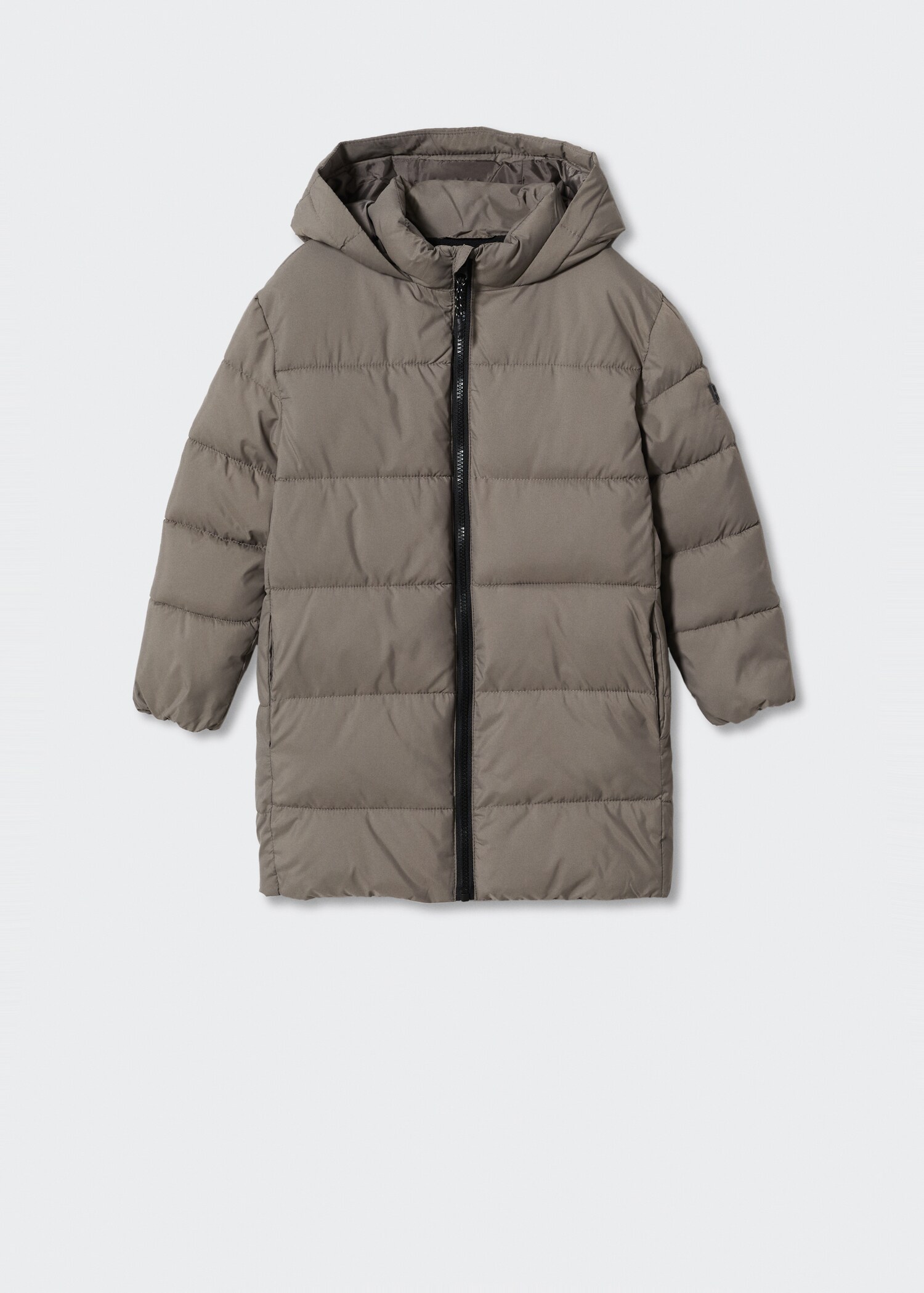 Quilted long coat - Article without model
