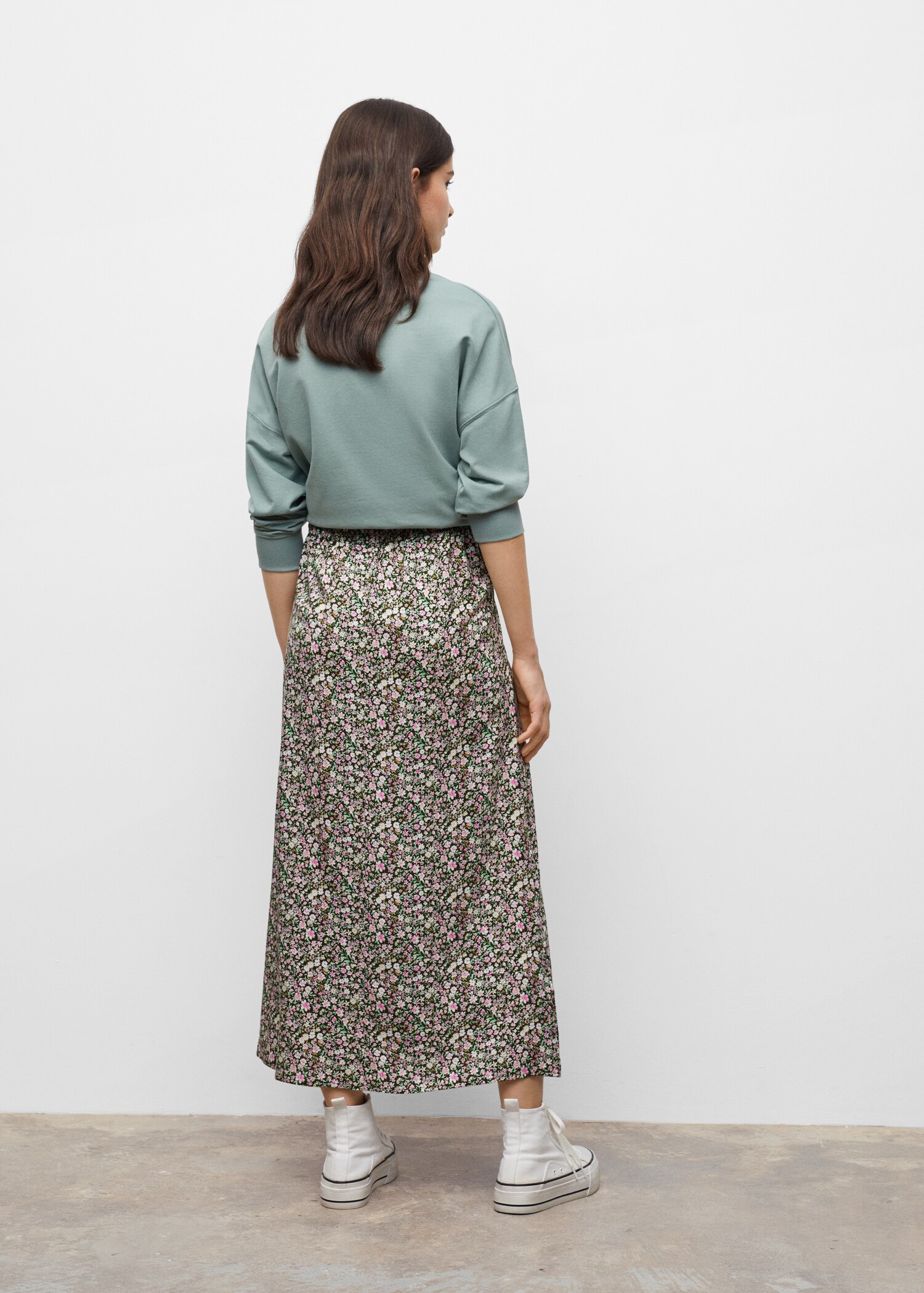 Vent midi skirt - Reverse of the article