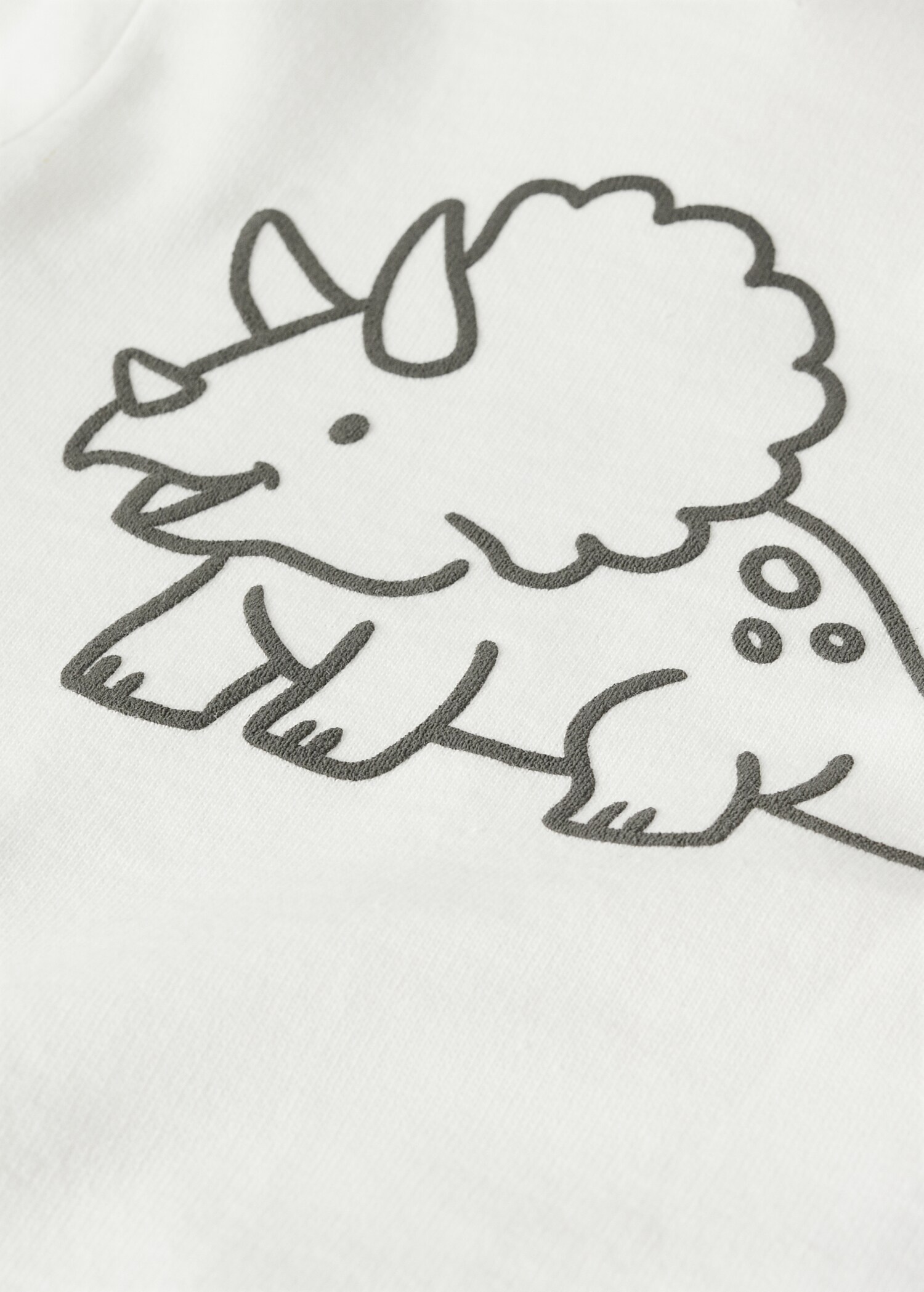 Gemustertes Sweatshirt mit Aufschrift - Detail des Artikels 0