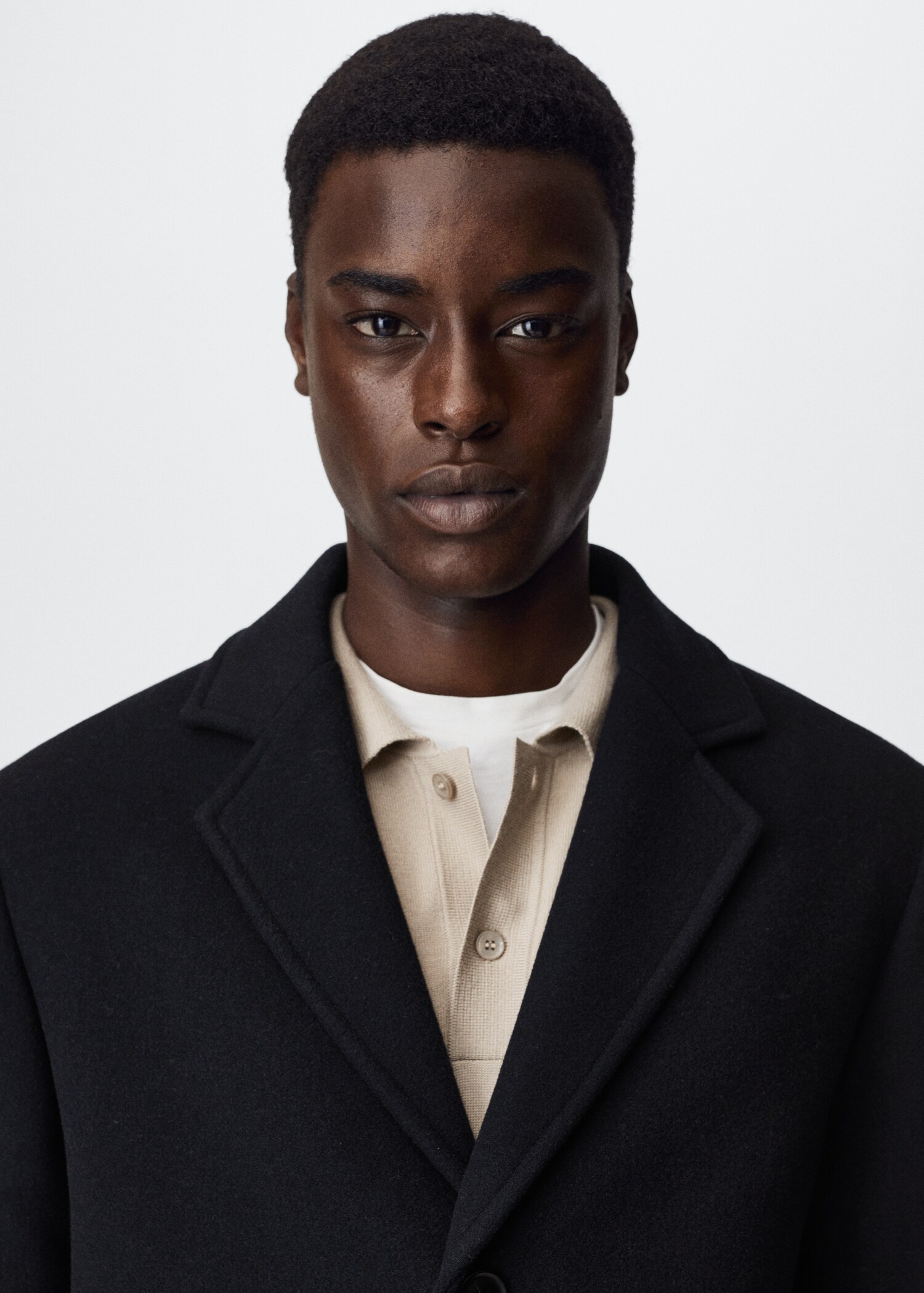 Recycled woolen coat - Details of the article 1