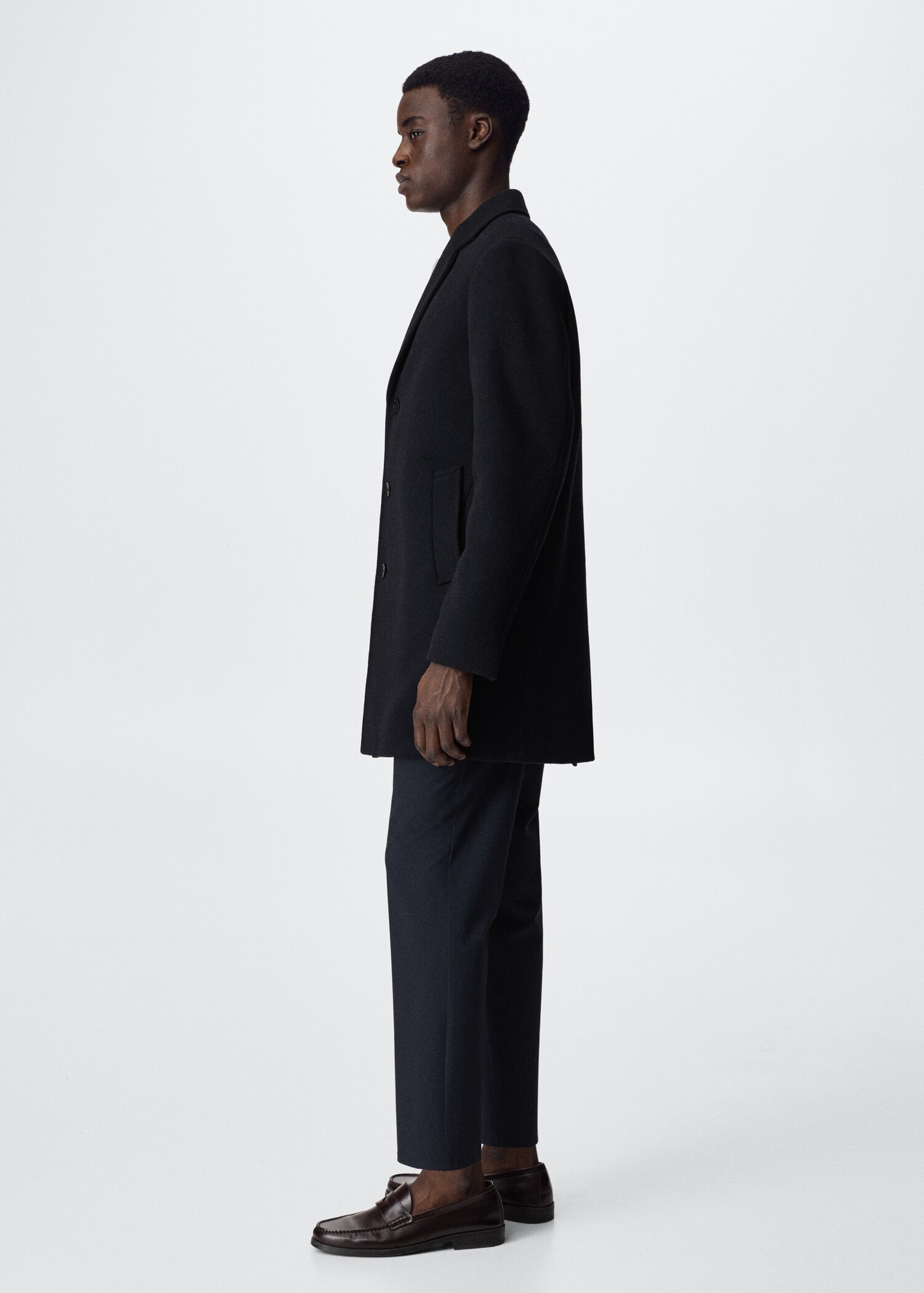 Recycled woolen coat - Details of the article 2