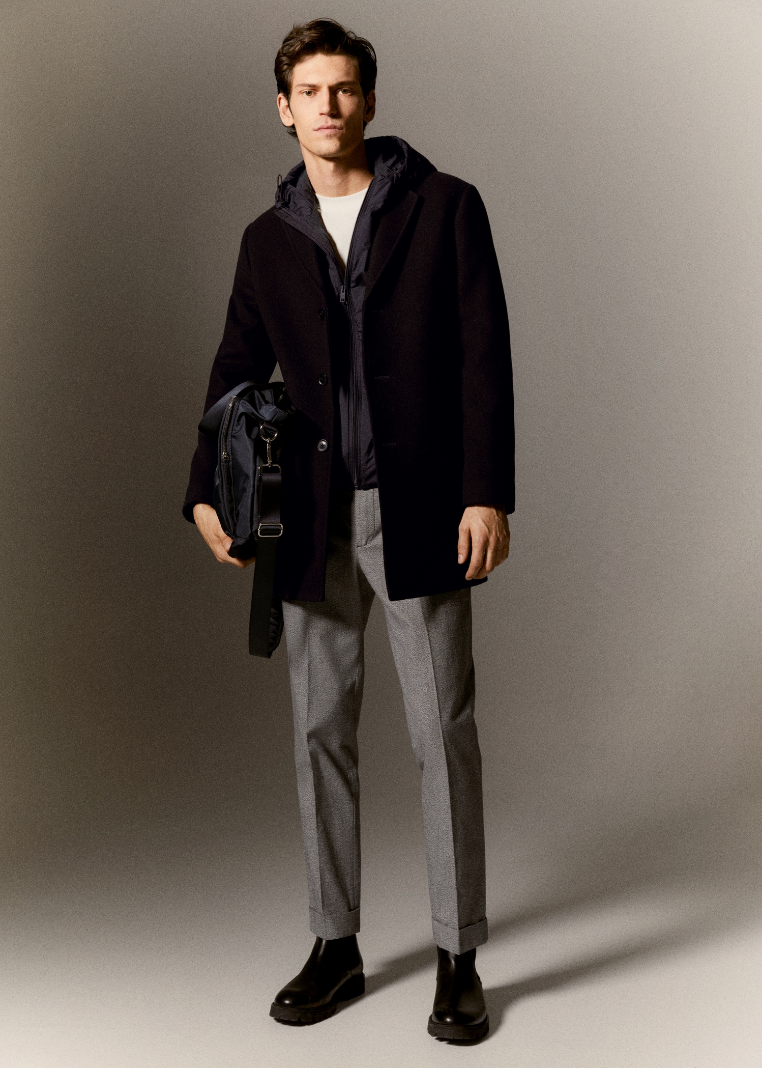 Recycled woolen coat - Details of the article 5