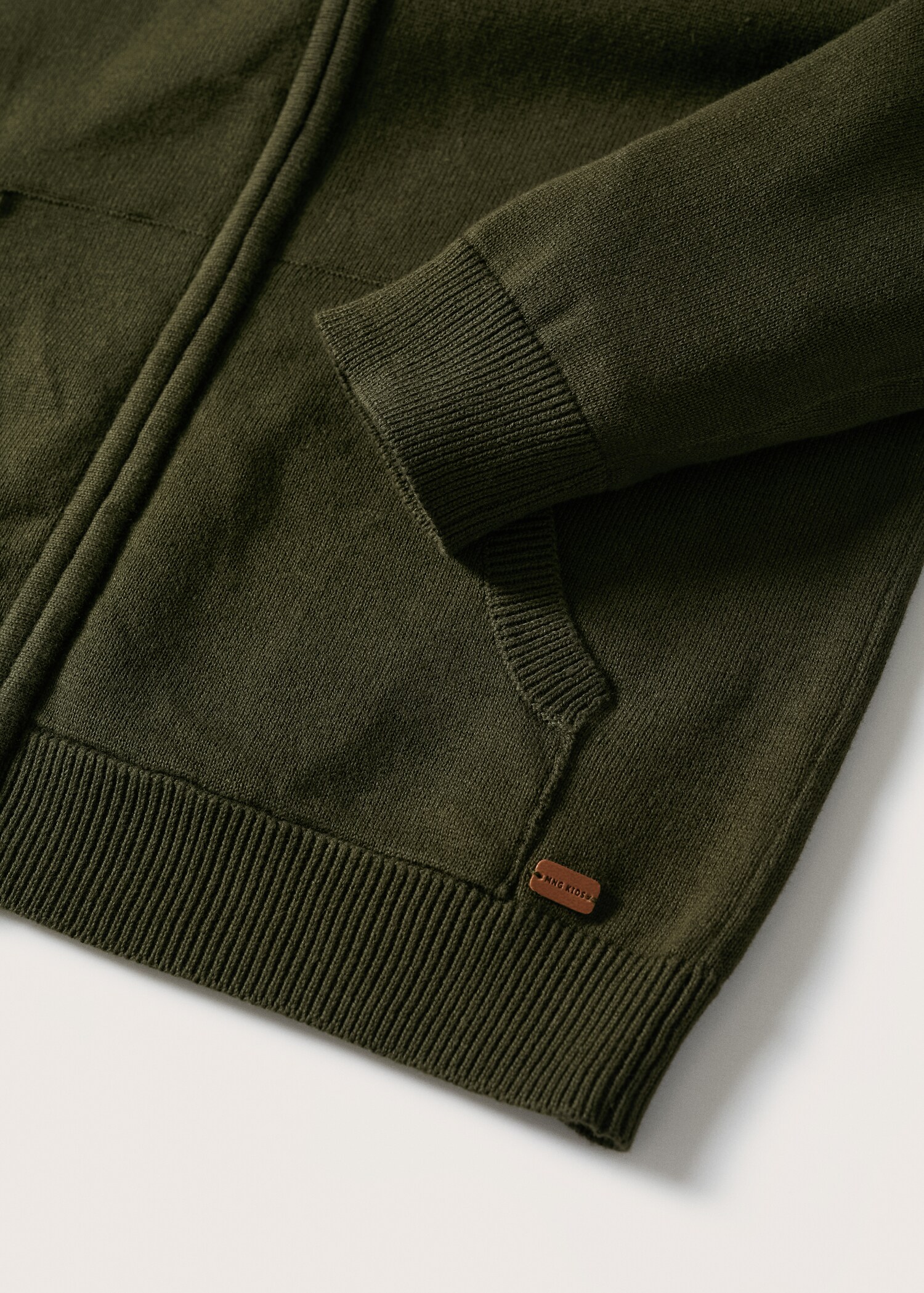 Zipped knit cardigan - Details of the article 8