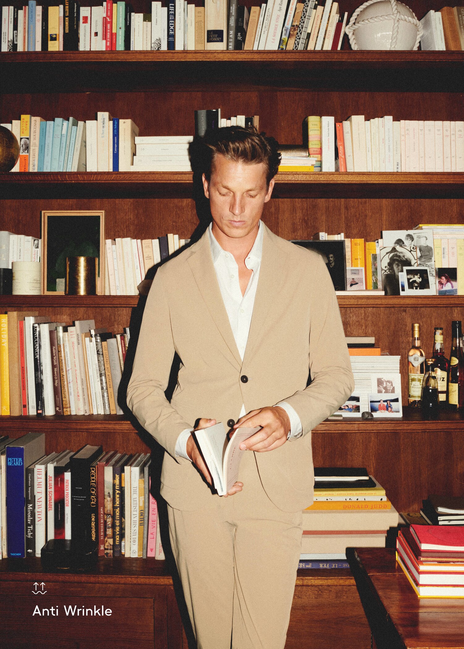 Slim-fit stretch suit blazer - Details of the article 5