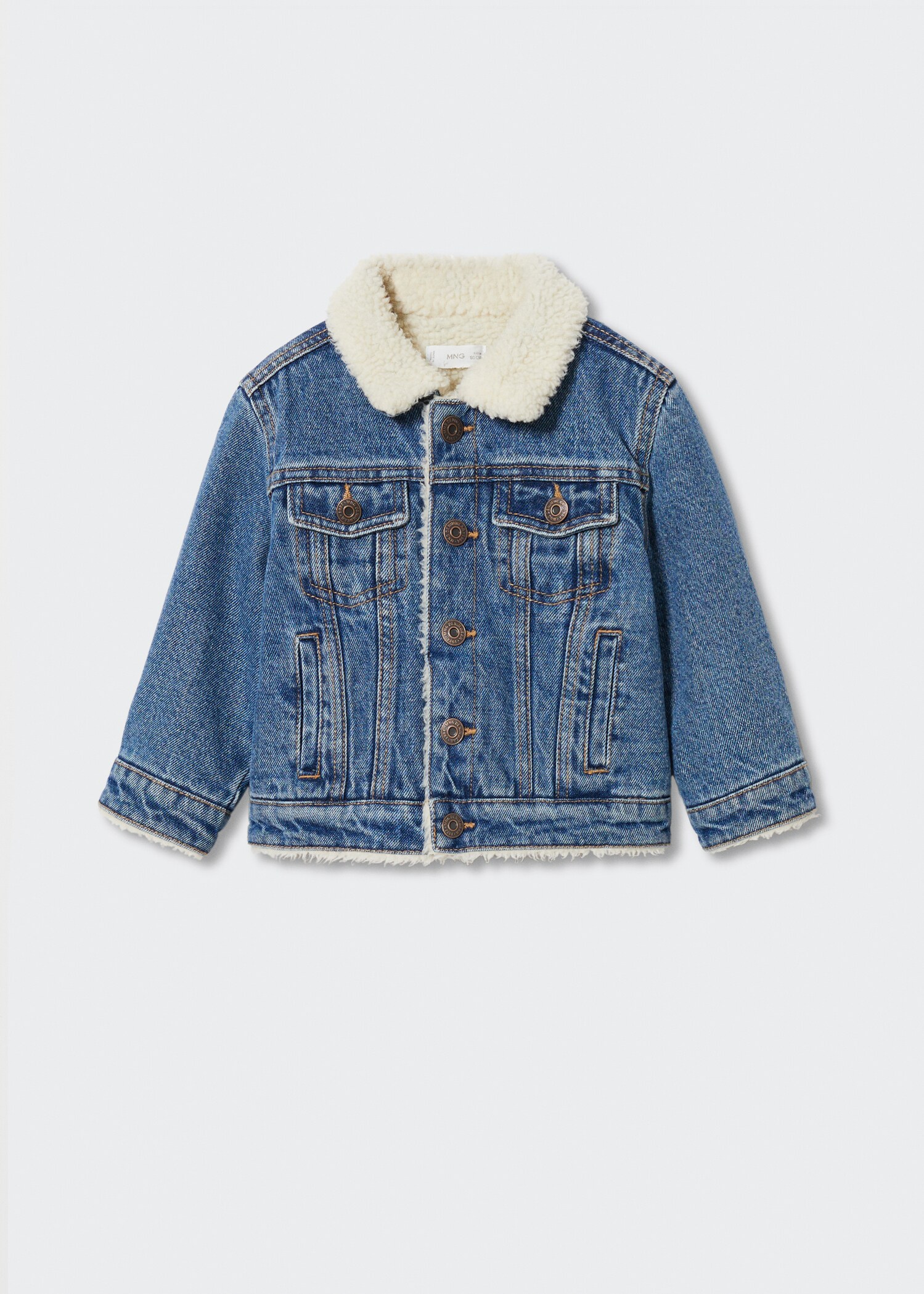 Jacke mit Futter in Lammfelloptik - Artikel ohne Model