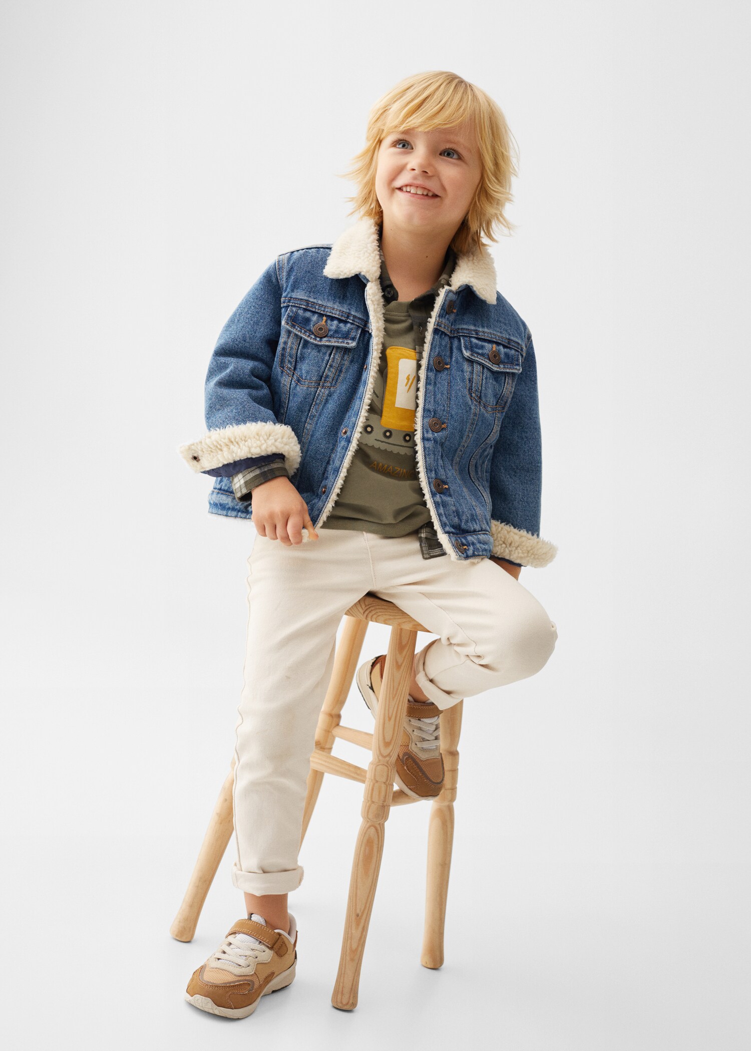 Jacke mit Futter in Lammfelloptik - Detail des Artikels 2