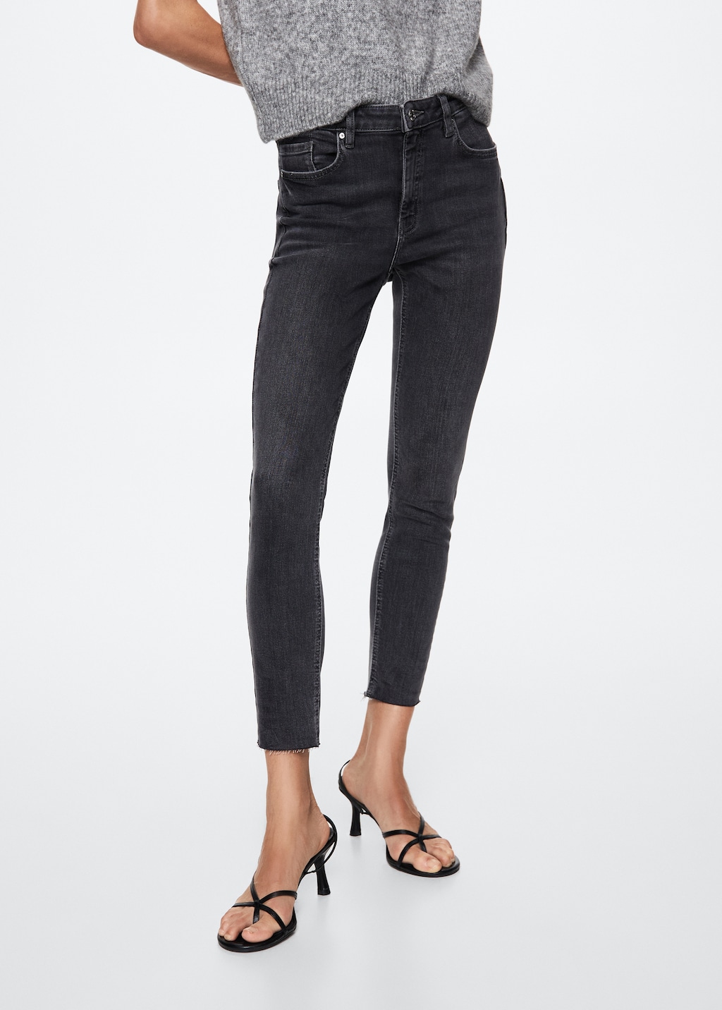 Mango jeans skinny cropped new arrivals