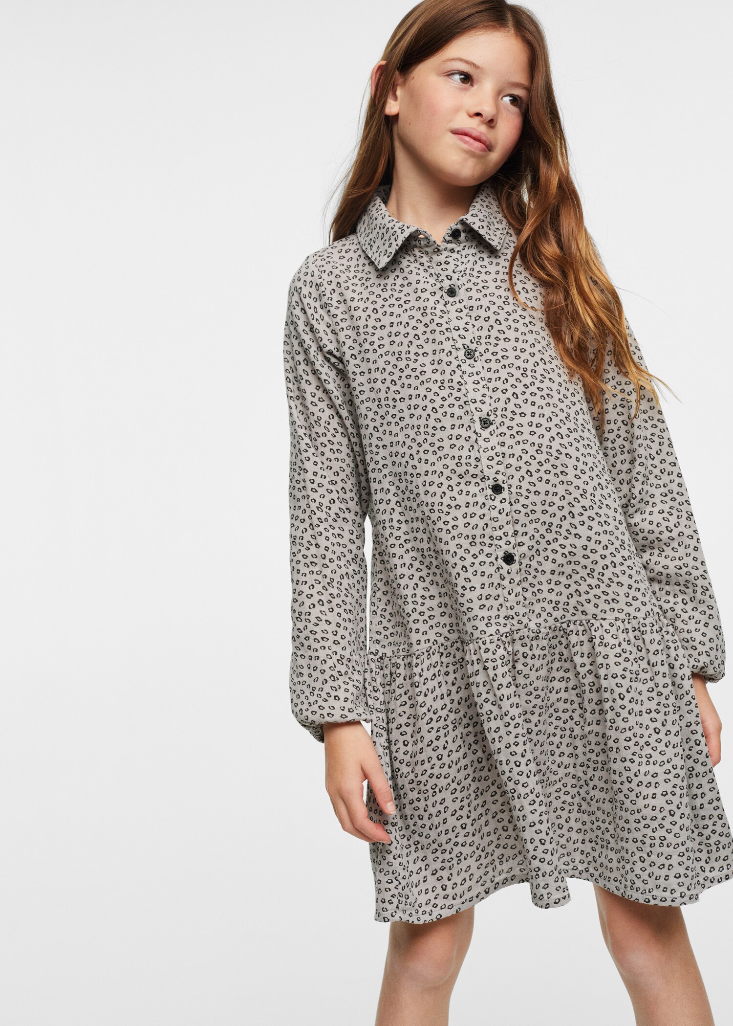 Robe imprimée volantée - Détail de l'article 1