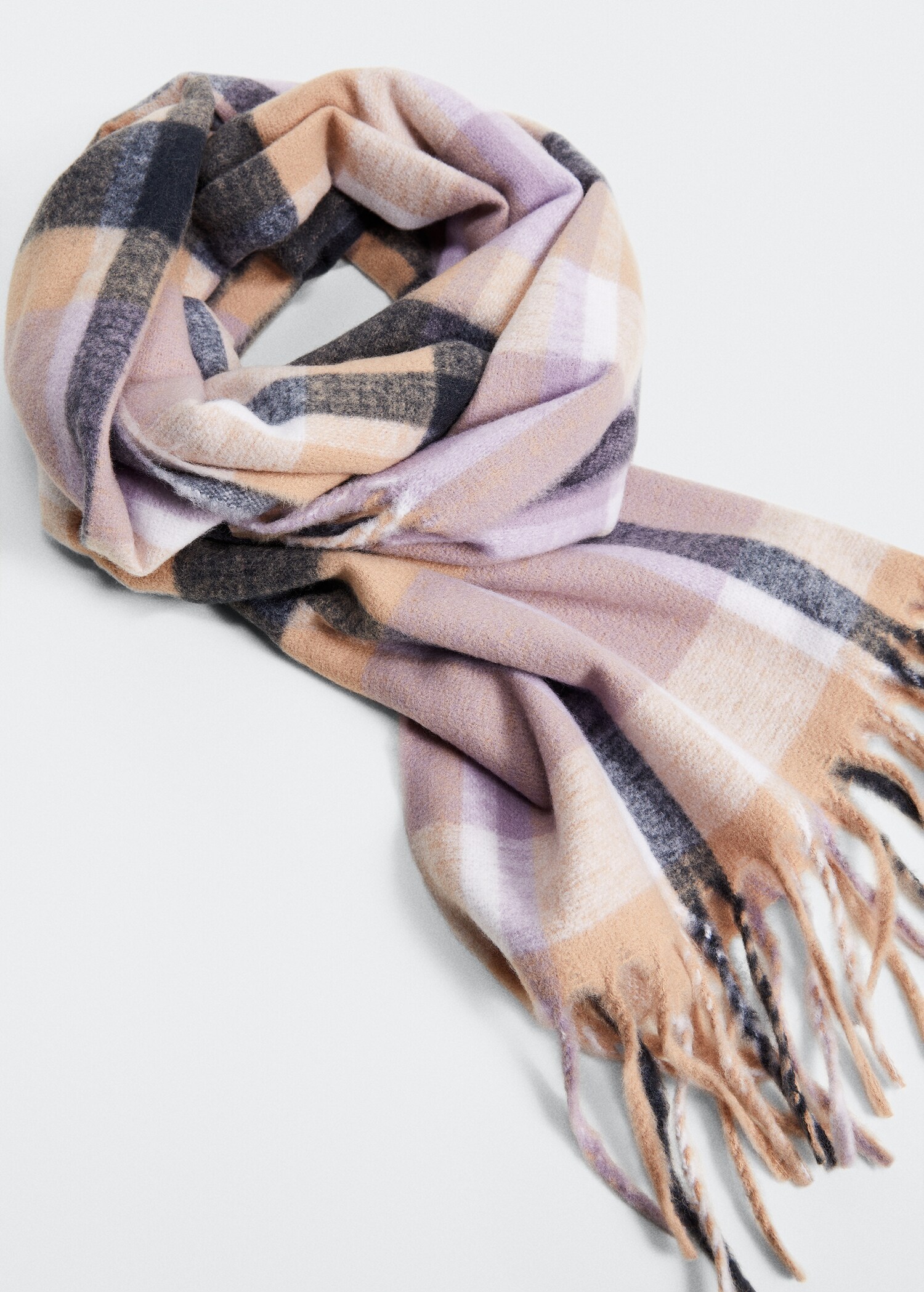 Fringed check scarf - Detaliu al articolului 3