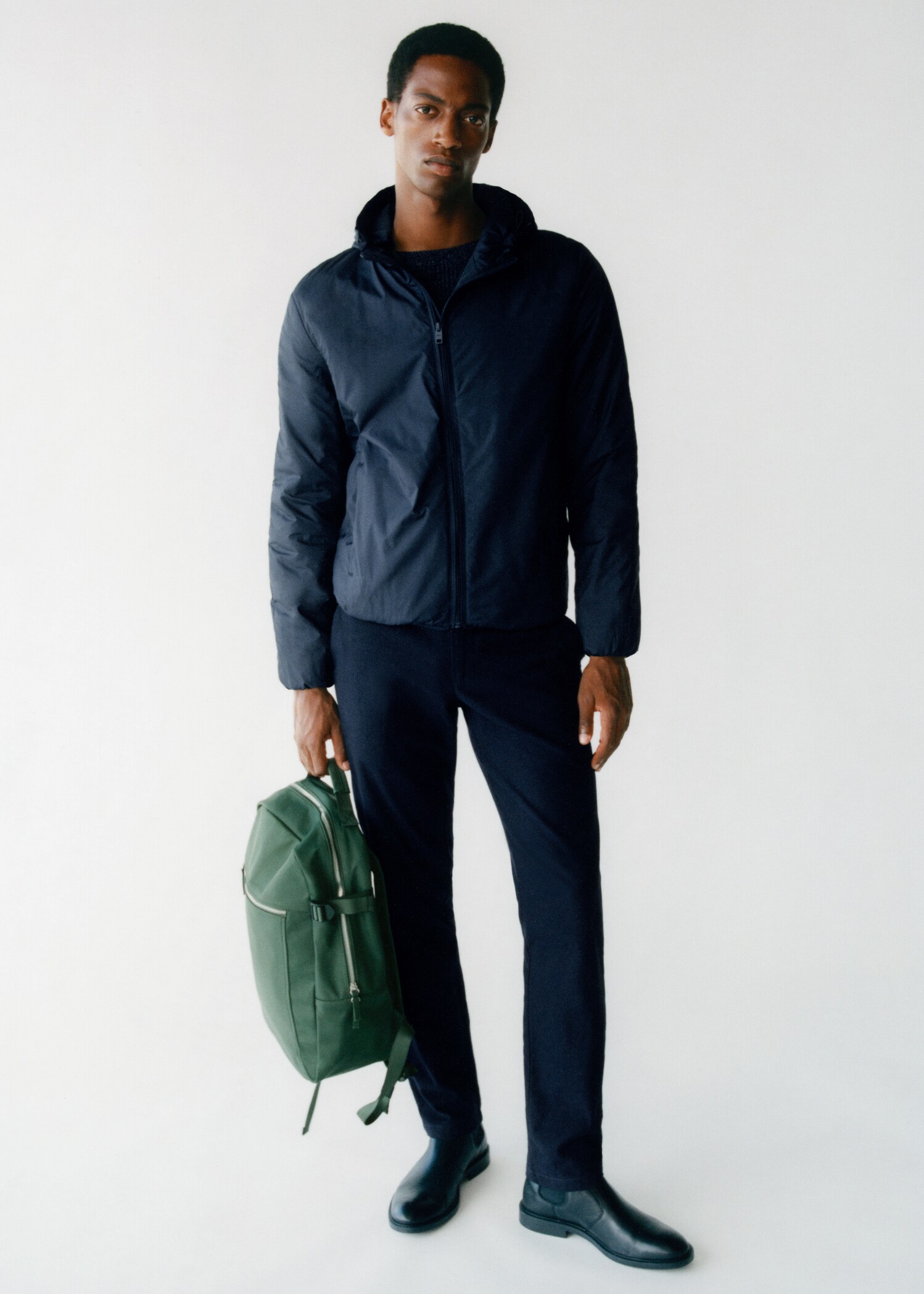 Slim-fit cotton pants - Details of the article 2