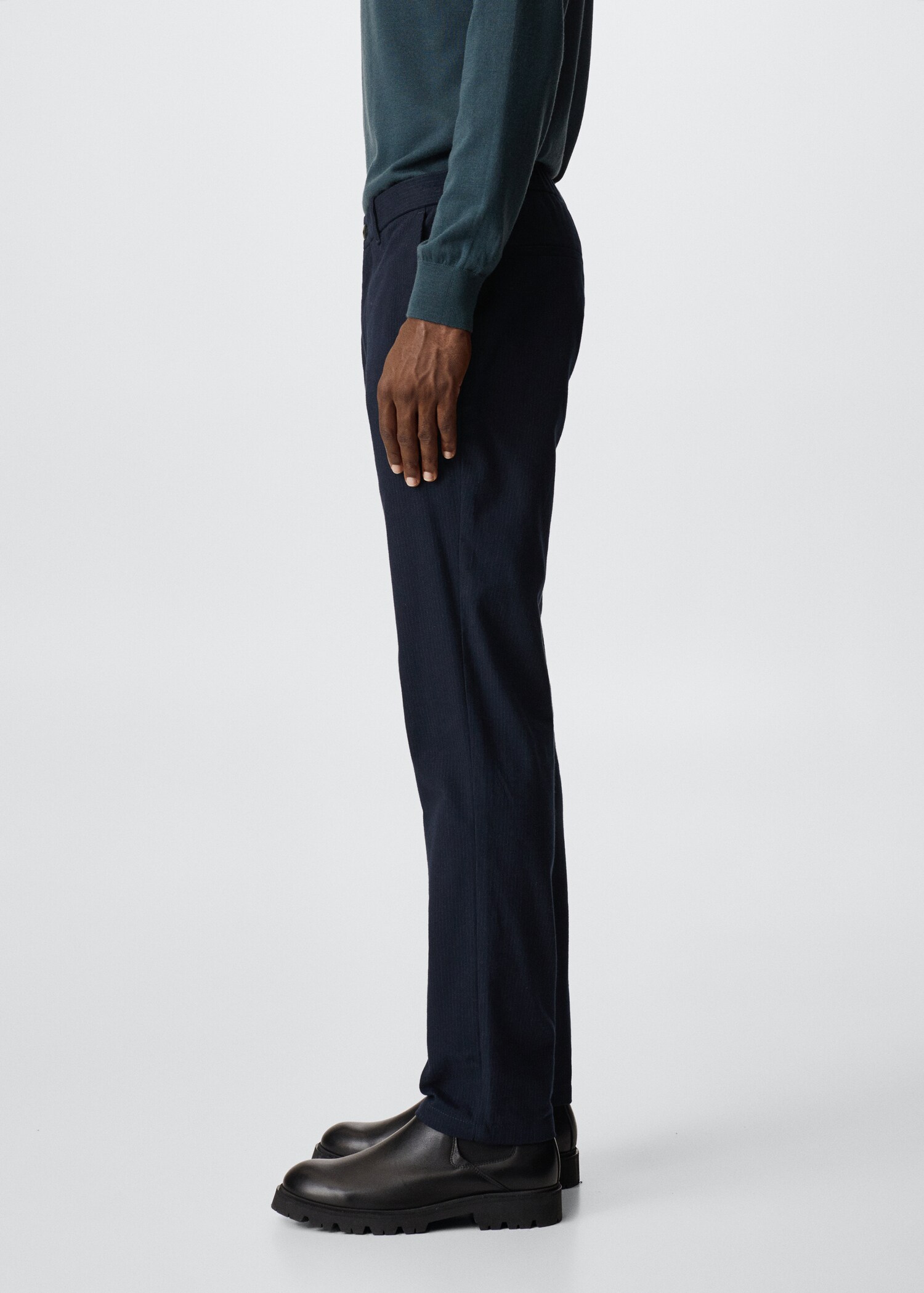 Calças slim fit de algodão - Pormenor do artigo 4