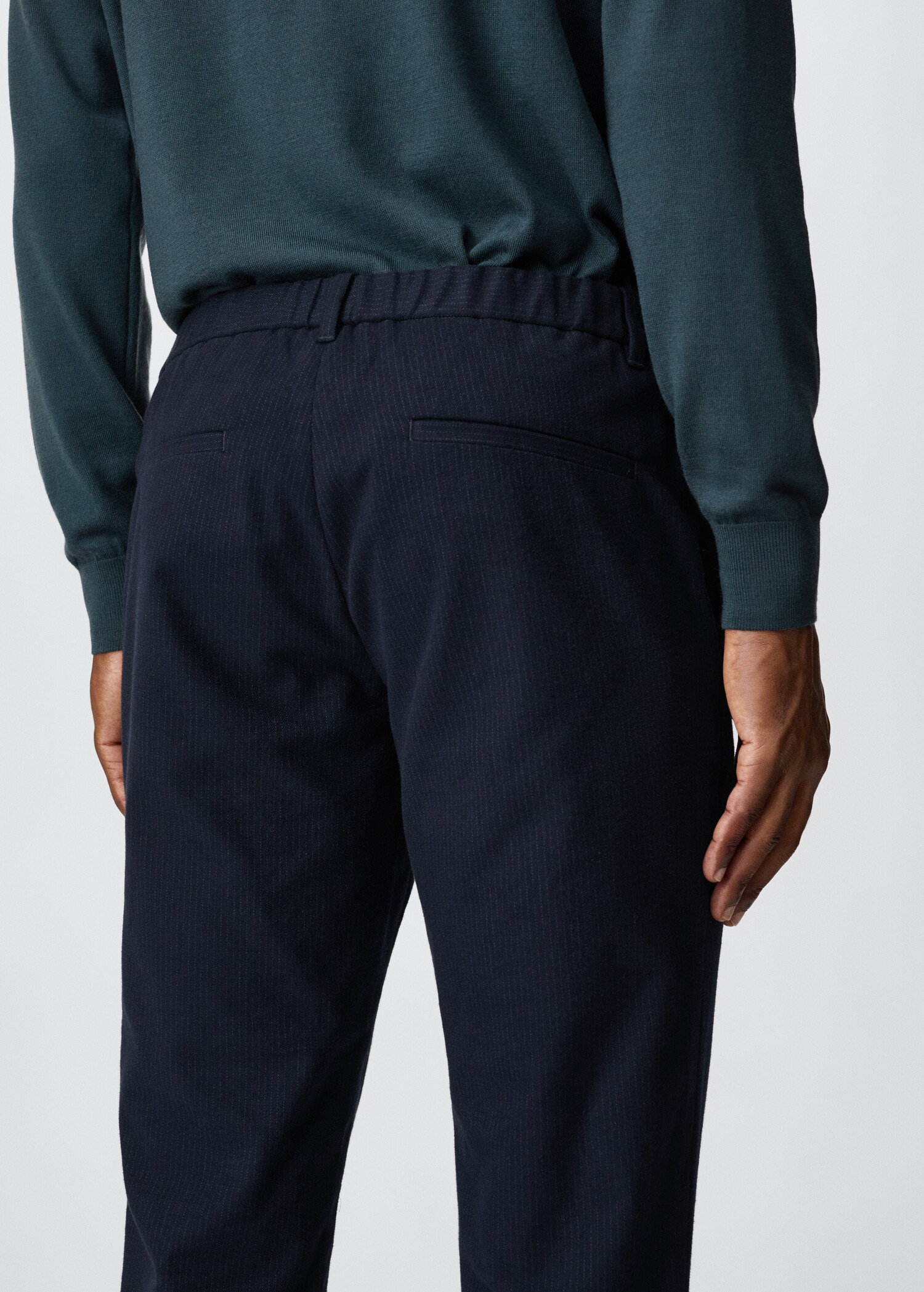 Calças slim fit de algodão - Pormenor do artigo 6