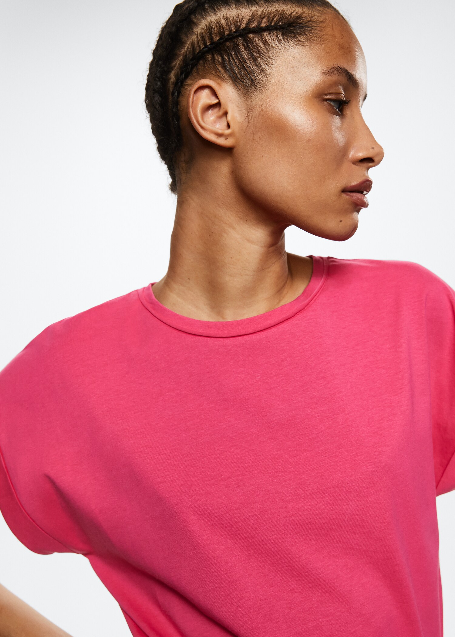 Essential cotton-blend T-shirt - Details of the article 1