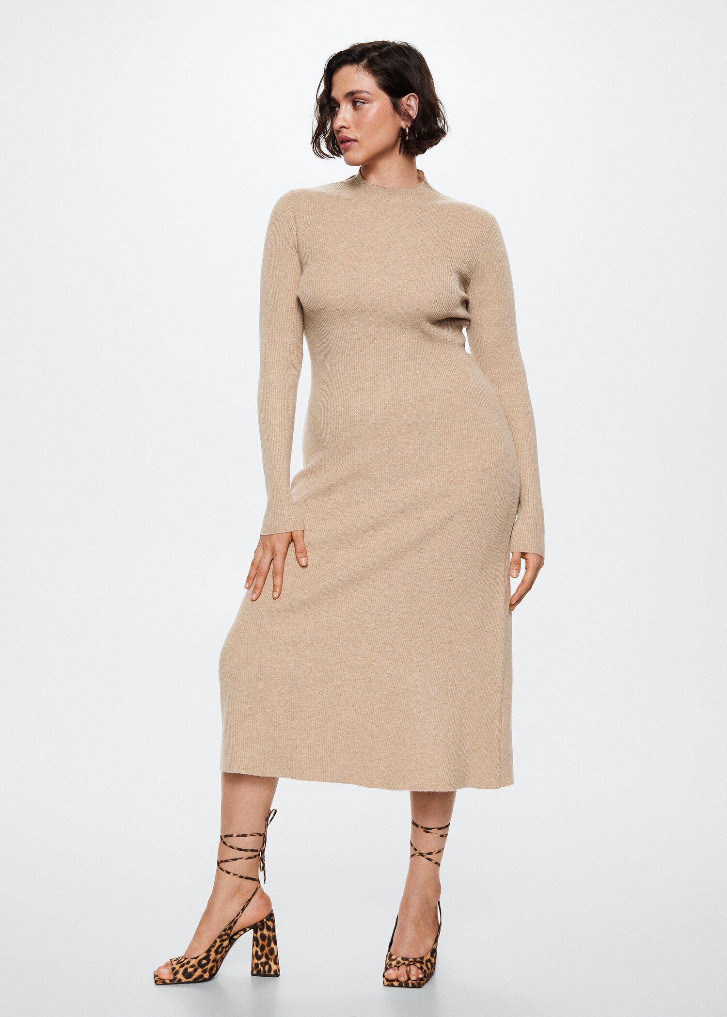 Robe maille col montant - Détail de l'article 3