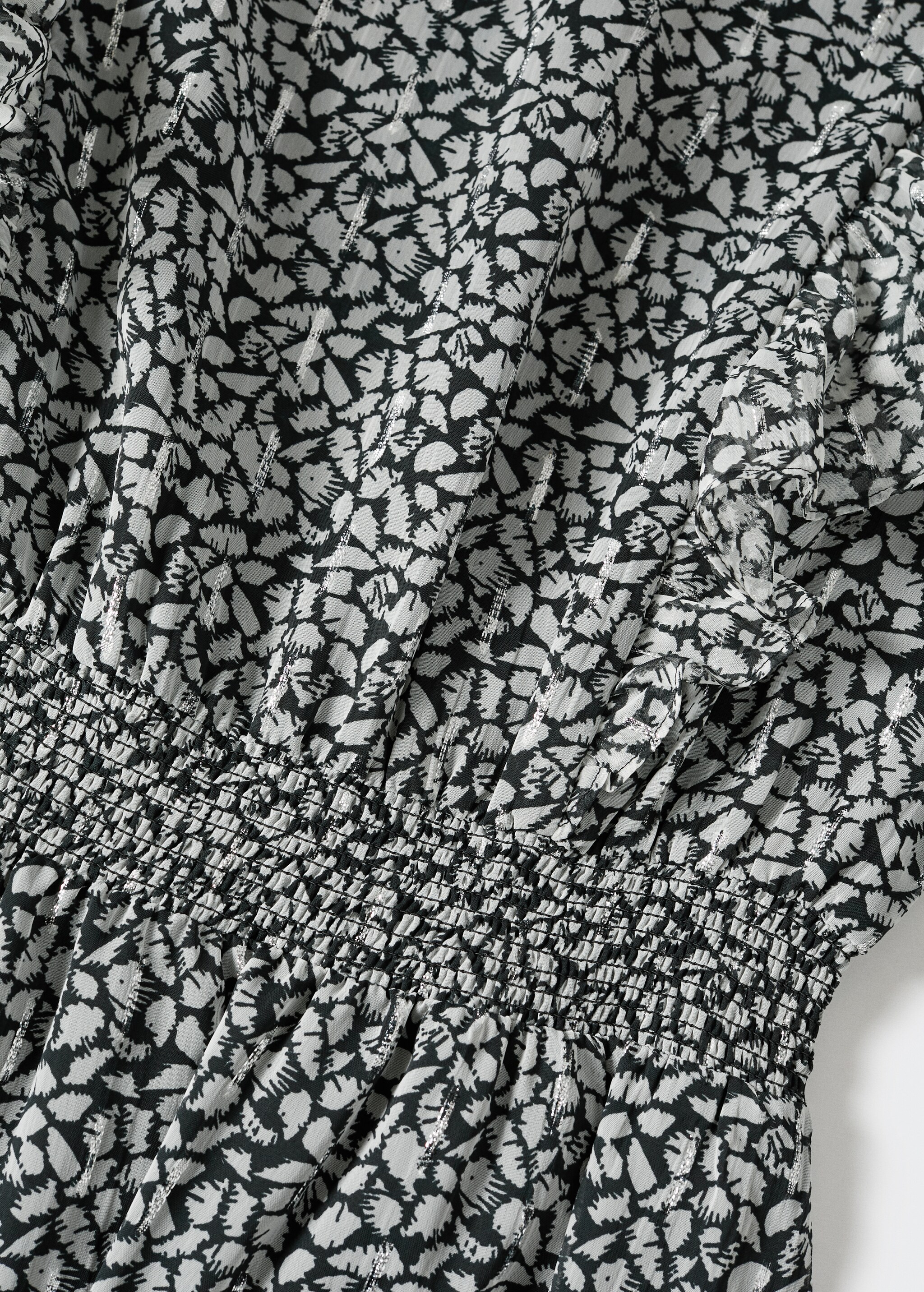 Printed short dress - Details of the article 8