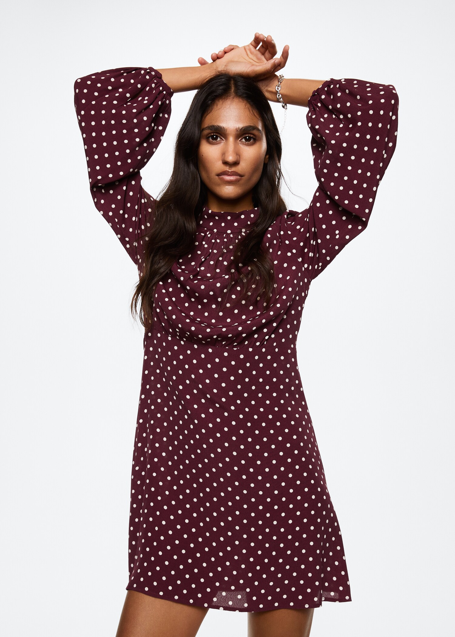 Robe fluide imprimée - Plan moyen
